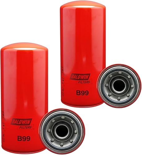 Miniatura 2 de Filtro de aceite Baldwin B99 Reemplazar 1R0716 LF691A (paquete de 2)