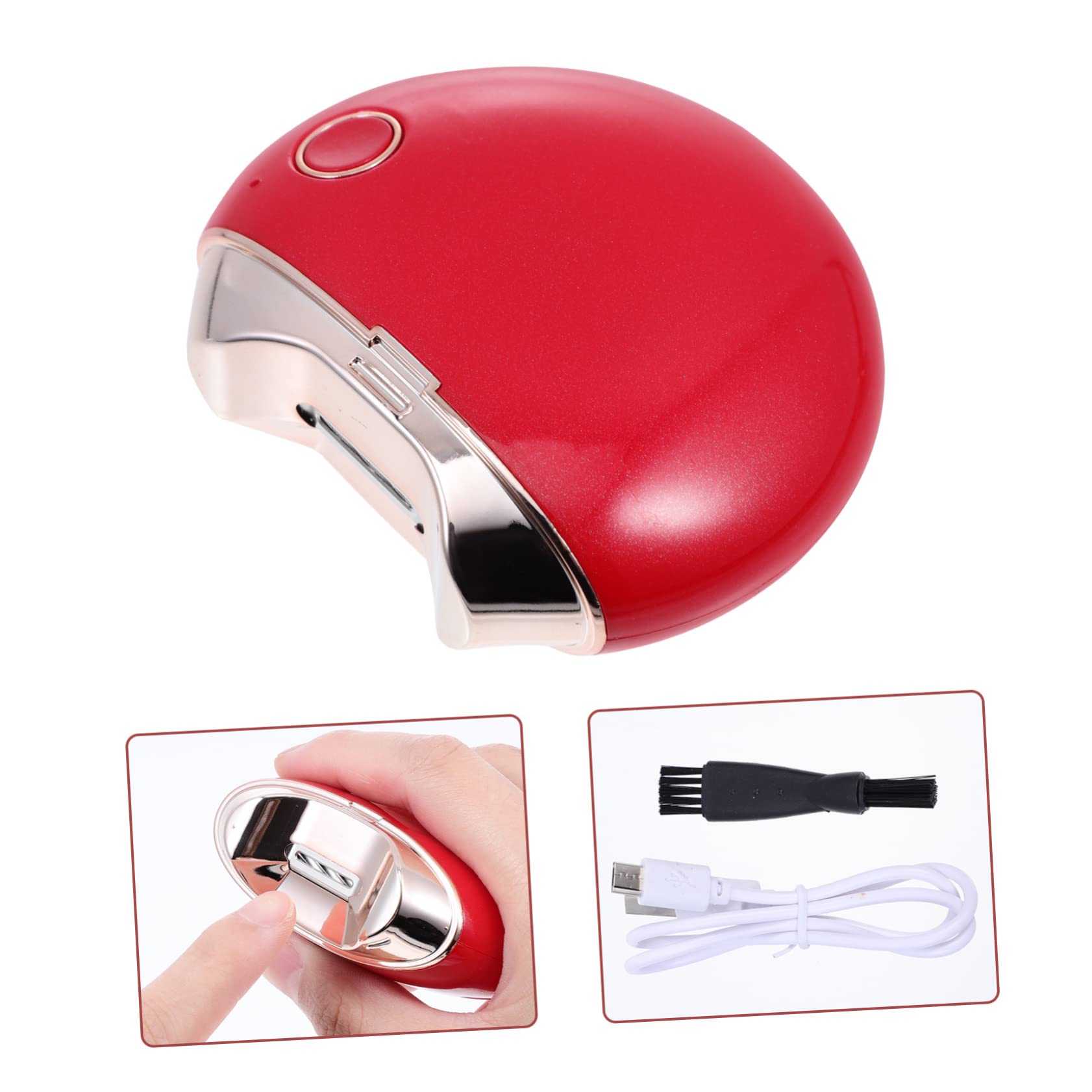 Hohopeti 1juego Cortauñas Eléctrico Adultos De Trimmer De Uñas Automático Con Cepillo De De Uñas y Portátiles Para y Familiar