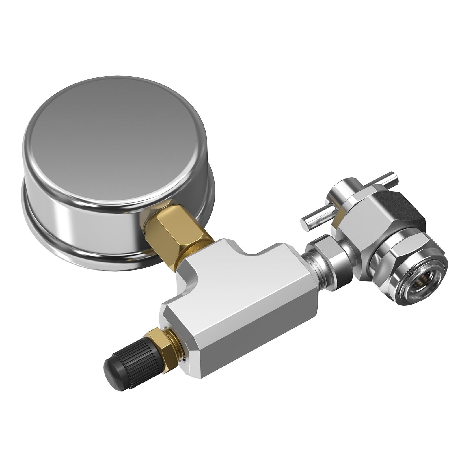 NICECNC Universelles 300PSI Hochpräzisions-Stickstofffüllgerät Compatible with Schrader Válvula Shocks - Compatible with Schrader Válvula Shock Models