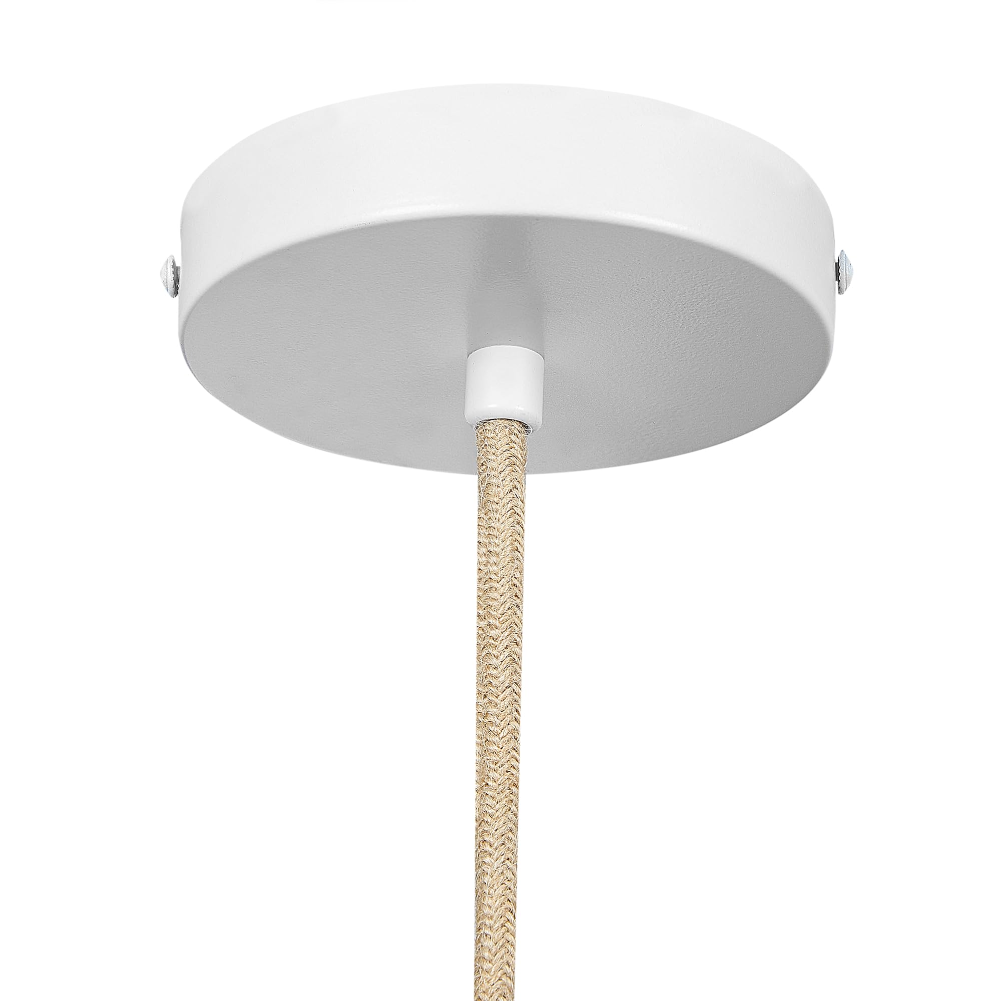 Lampada a sospensione Illuminazione con paralume in Rattan Naturale Beige