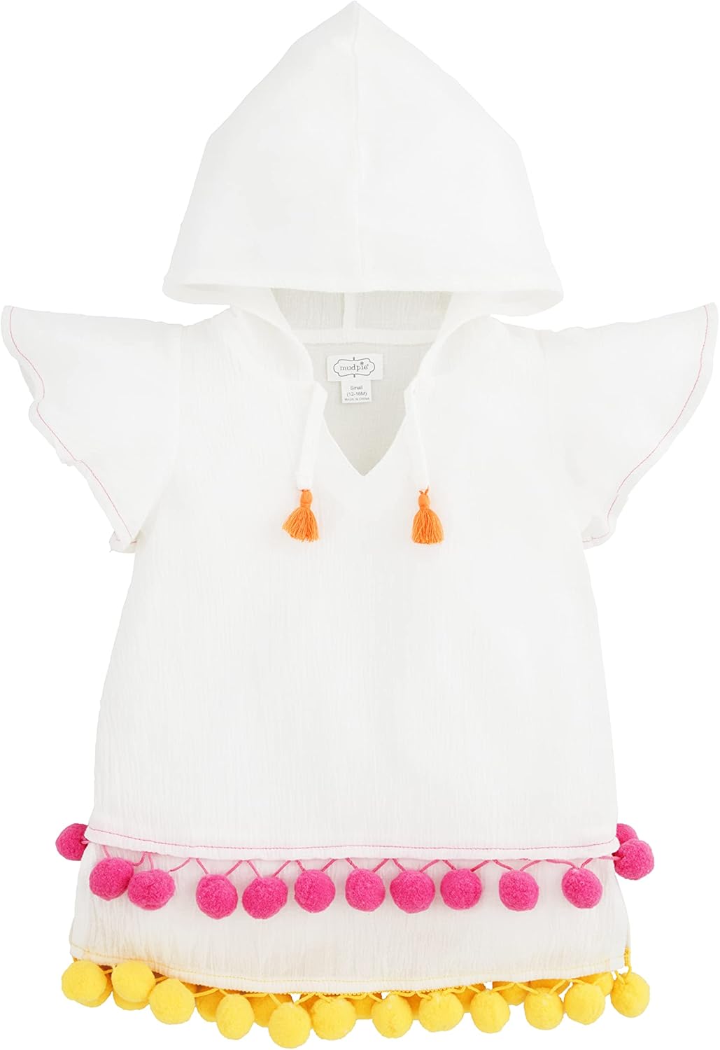 Mud Pie girls Pom Cover-up