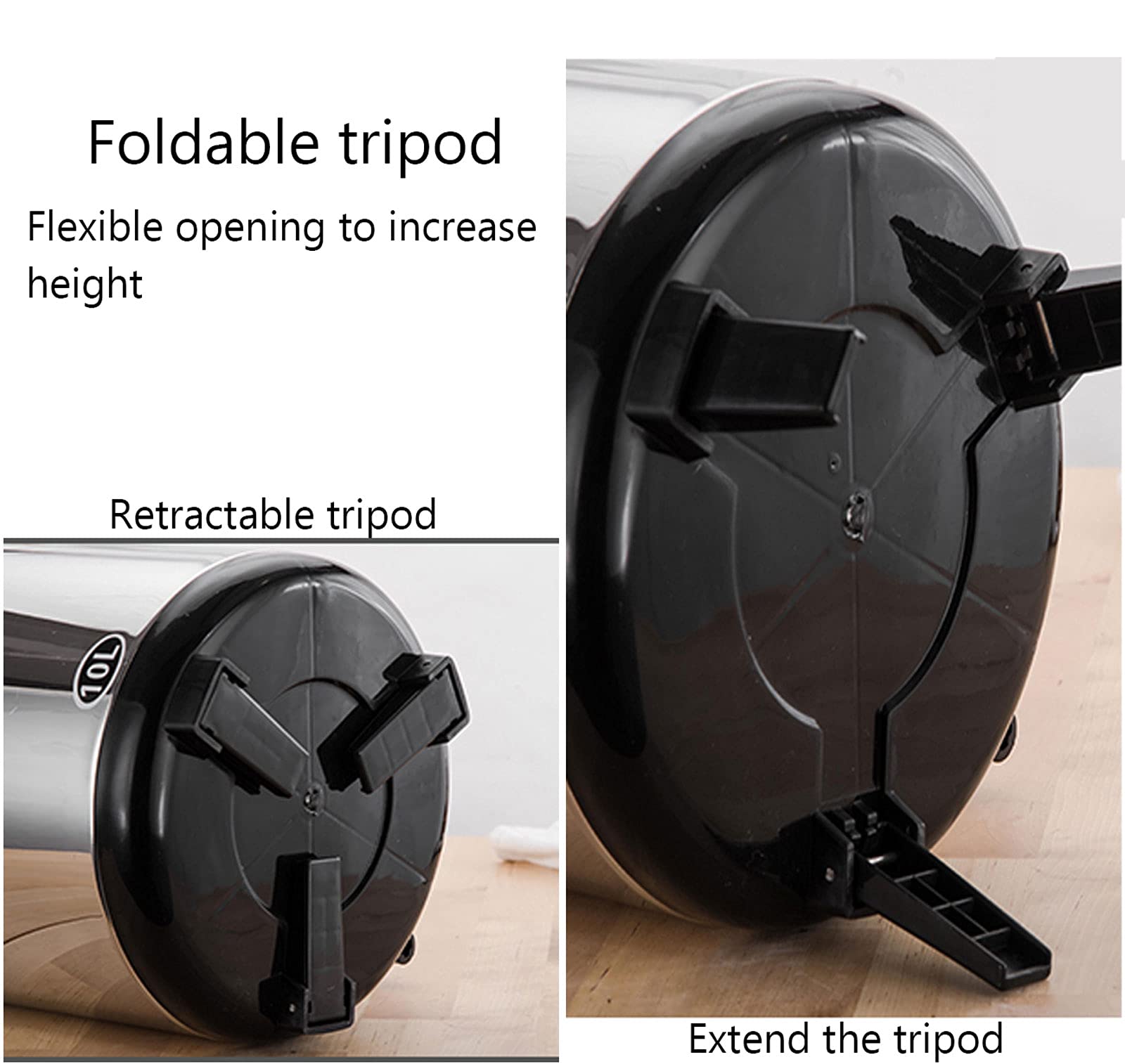 Dispensador térmico de bebidas con grifo y soporte, urna de acero inoxidable para agua caliente, café, leche, barril de aislamiento para bufé comercial, negro, 7.5 L