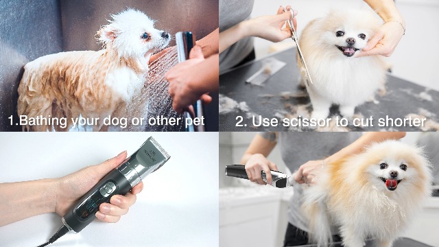 oneisall Cat Hair Trimmer,Quiet Cat Clippers for Matted Hair,Cordless Cat Grooming Kit with Comb,3 Speed Cat Shavers for… - Image 8