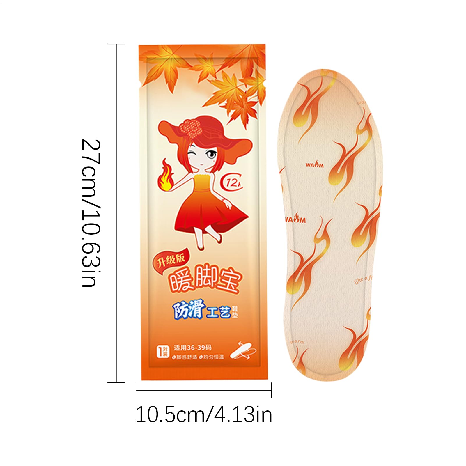 Semelles Intérieures Chauffantes 10 Paires Thermiques Respirables | Semelles d'Hiver pour Chaussures Chauffe-Pieds Pour Femmes Hommes Randonnée Pêche Camping Travail Intérieur