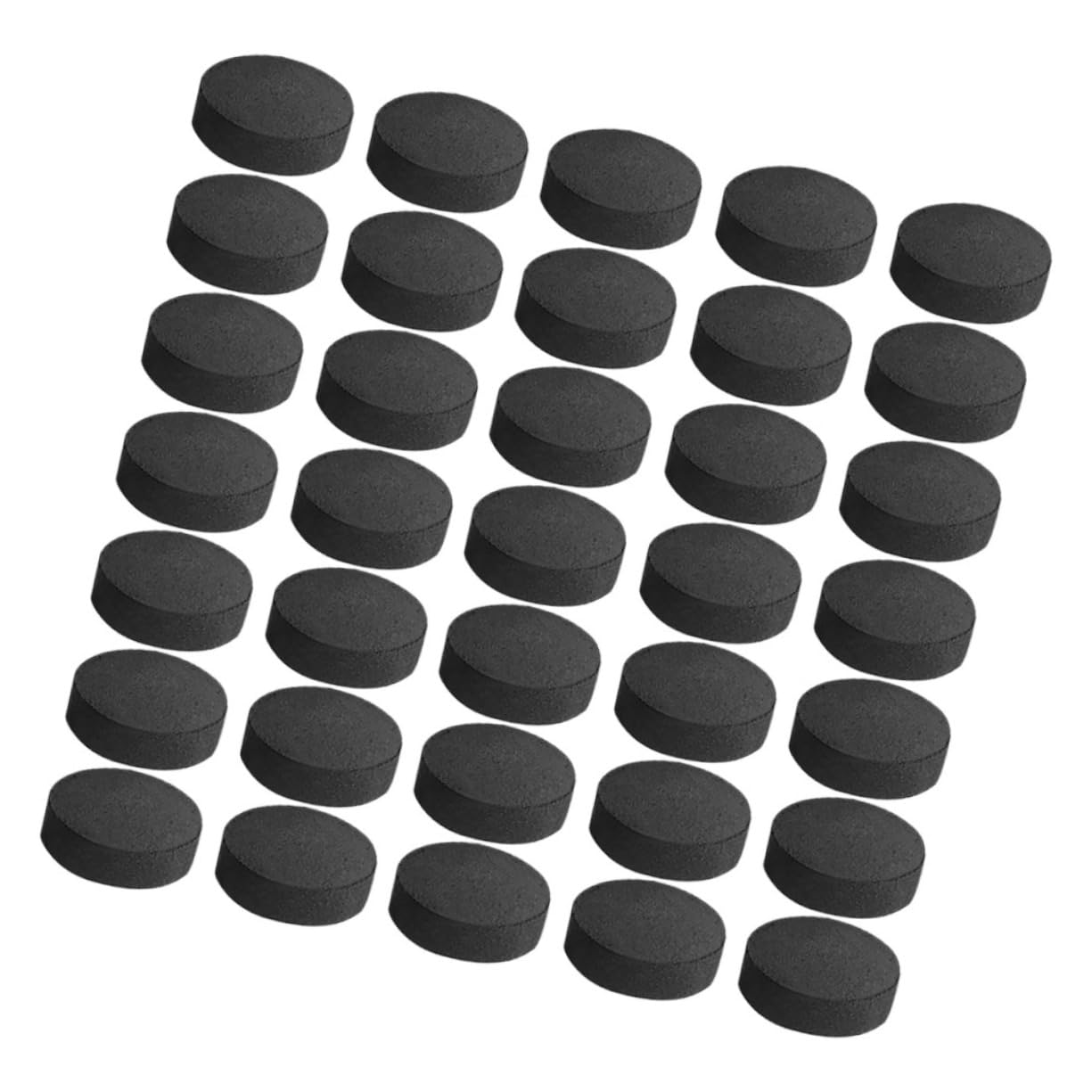 70 Pastillas de Carbón Vegetal Negro para Estufa de Cocina Portátil, Ligera y Práctica para Uso al Aire Libre y Aventuras