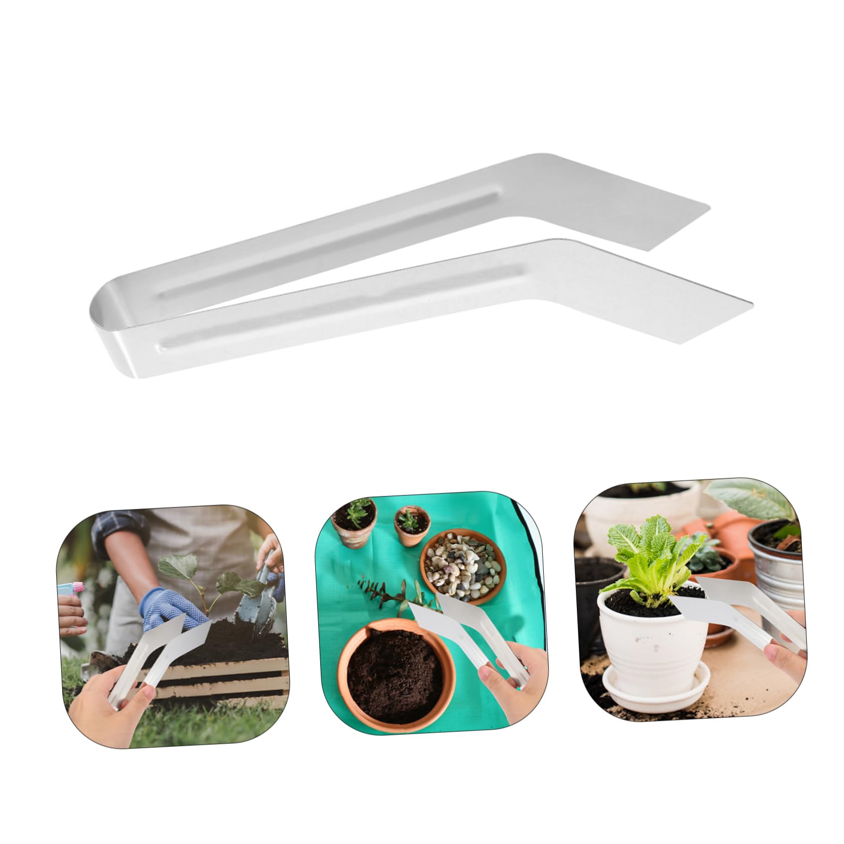 Sosoport Gardening Tool Small Plant Tweezers Seedling Transplanting Tongs Togns for Gardening