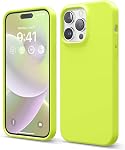elago Compatible with iPhone 14 Pro Max Case, Liquid Silicone Case, Full Body Protective Cover, Shockproof, Slim Phone Case, Anti-Scratch Soft Microfiber Lining, 6.7 inch (Stone)