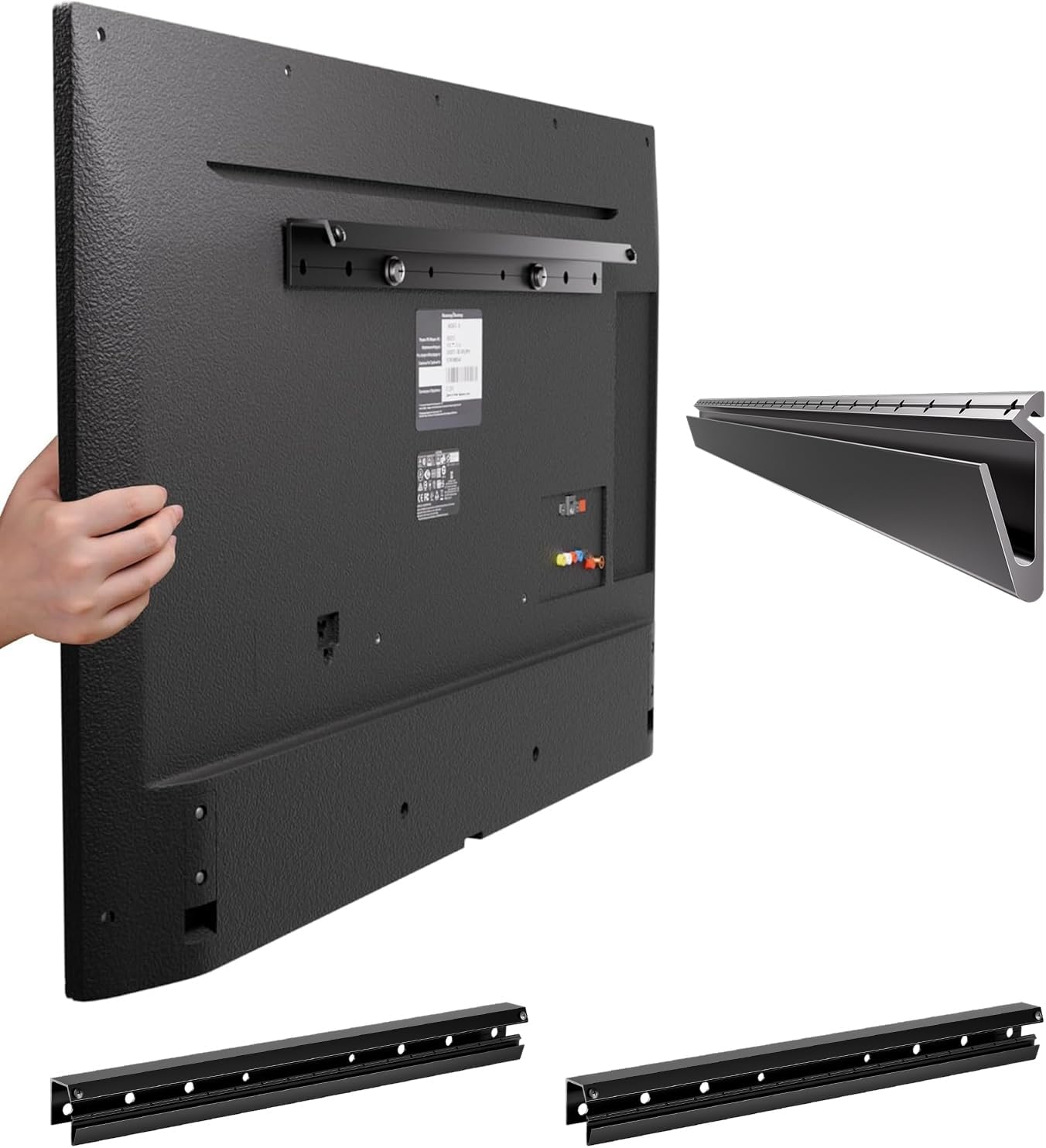 Amazon.com: TV Wall Mount Bracket Studless, No Drill No Stud Smart TV ...