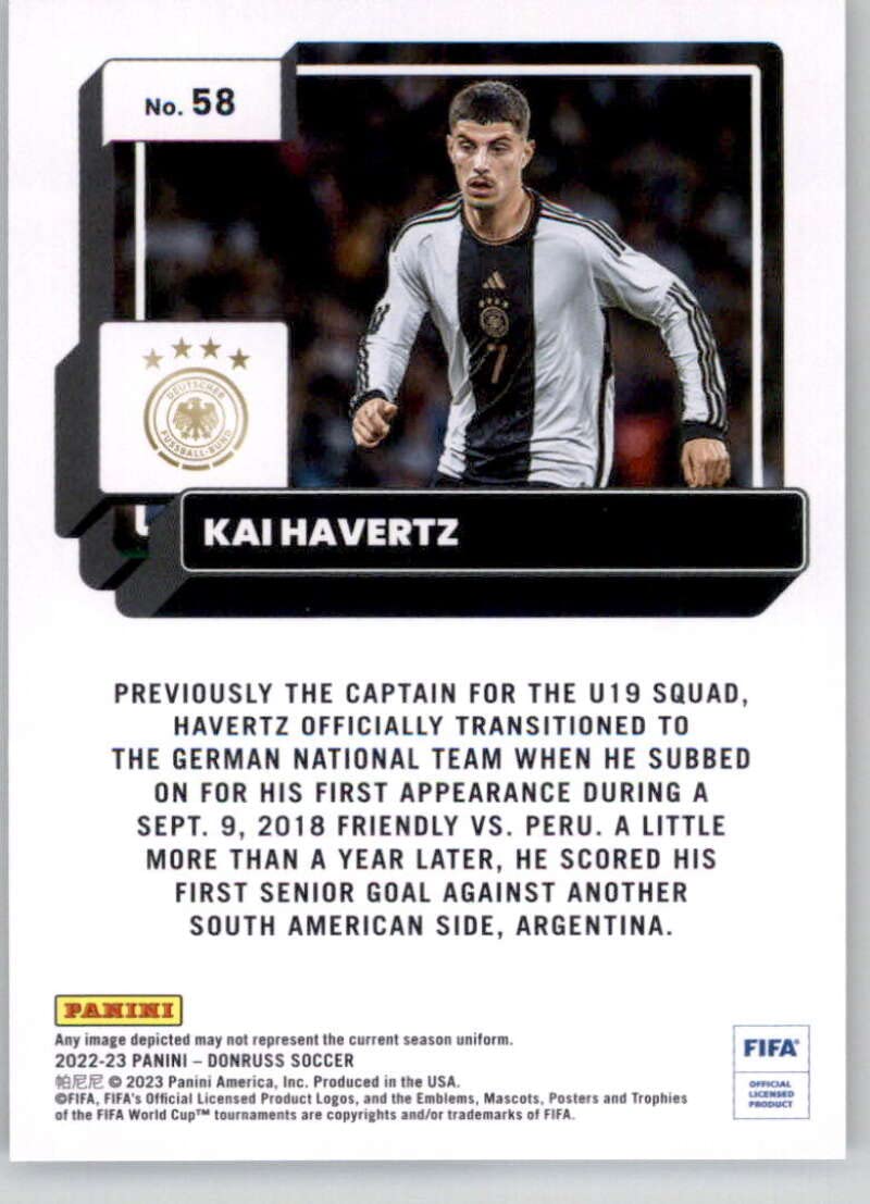 Amazon.com: 2022-23 DONRUSS FIFA #58 KAI HAVERTZ GERMANY SOCCER