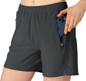 Womens Running Shorts, Half Pants, Volleyball, Practice Wear, Multi Pockets, Sportswear, Yoga Wear, Fitness, Tennis, Casual, Training, Gym, Loungewear, Sweat Absorbent, Quick Drying, Ultra