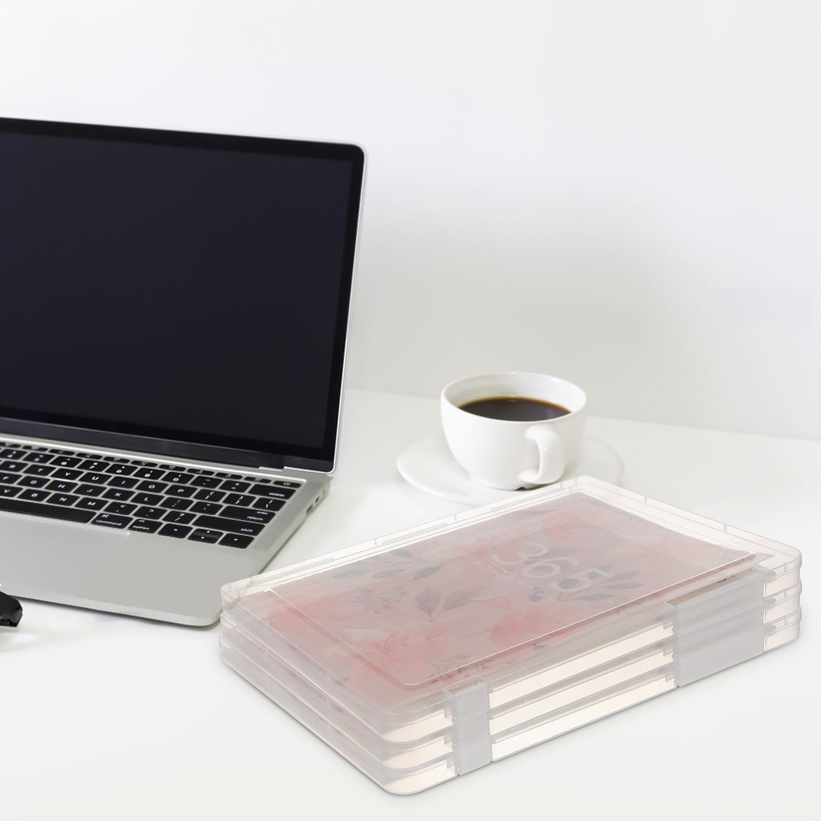 6 Stück Teiliges Dokumenten-organizer Transparente Kunststoff-aufbewahrungsbox mit Deckel Robustes Langlebiges Design für Büro Schule und Zuhause Klare Fächer zur Einfachen