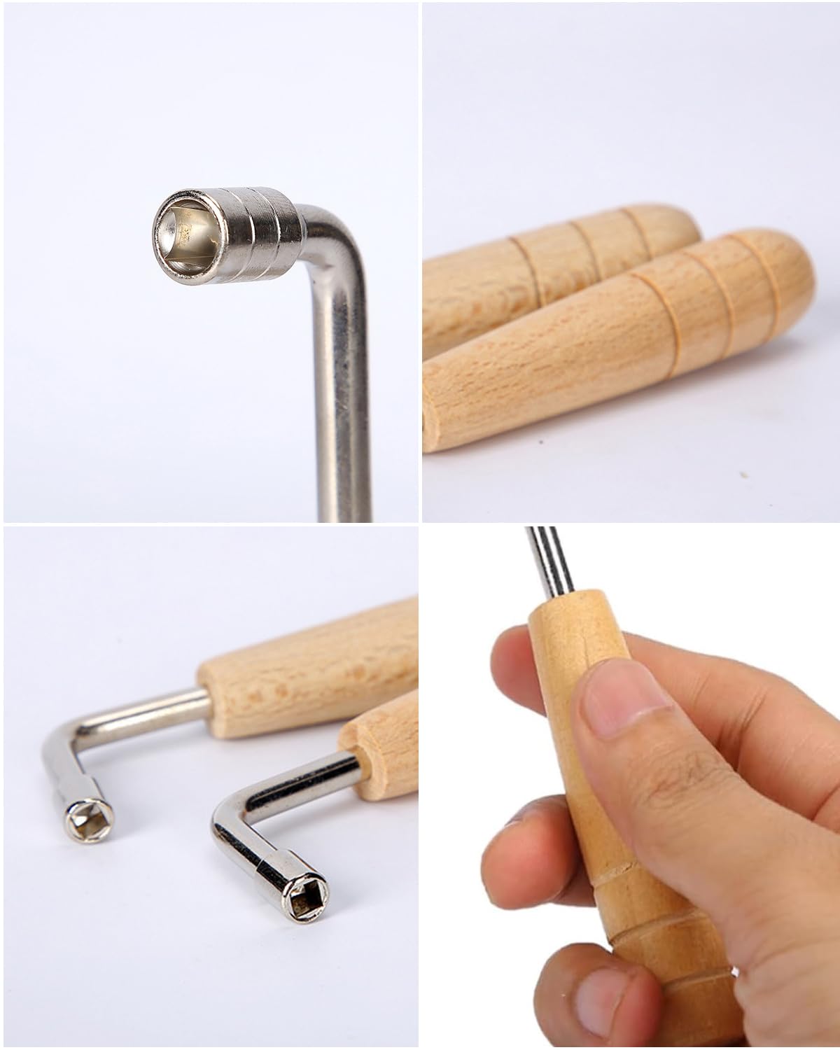 1 Stück Harfen-stimmstifte- Werkzeug Autoharp Stimmschlüssel L-Form Stimmschlüssel Holz Zither Stimmschlüssel Teilige Stimm NäGel Reparatur Von SaiteninstrumentenWerkzeuge