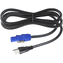 3ft NEMA 5-15P to NAC3FCA PowerCON Cable - 16AWG PowerCON True1 Extension 3-Prong Power Cord Heavy Duty 20A IP65 Waterproof PowerCON Male Connector for Outdoor Stage Lights/LED Screens