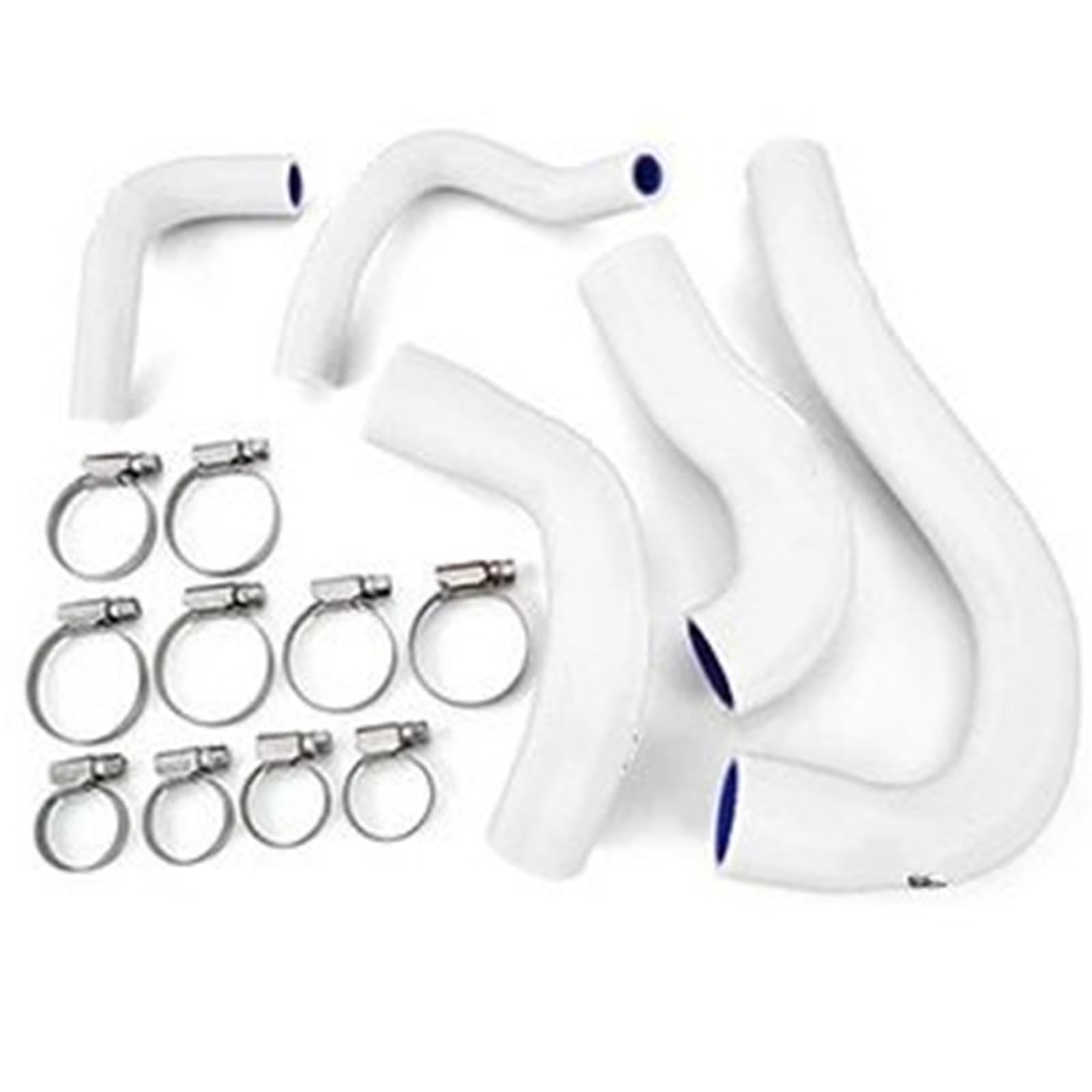 Líneas y mangueras de presión Kit de manguera de refrigerante de silicona para Yamaha MT-09, XSR900, MT09, Tracer 900, GT 9, GT 900, GT FZ09, FJ09, FZ09, FZ MT09. Manguito Turbo(White)