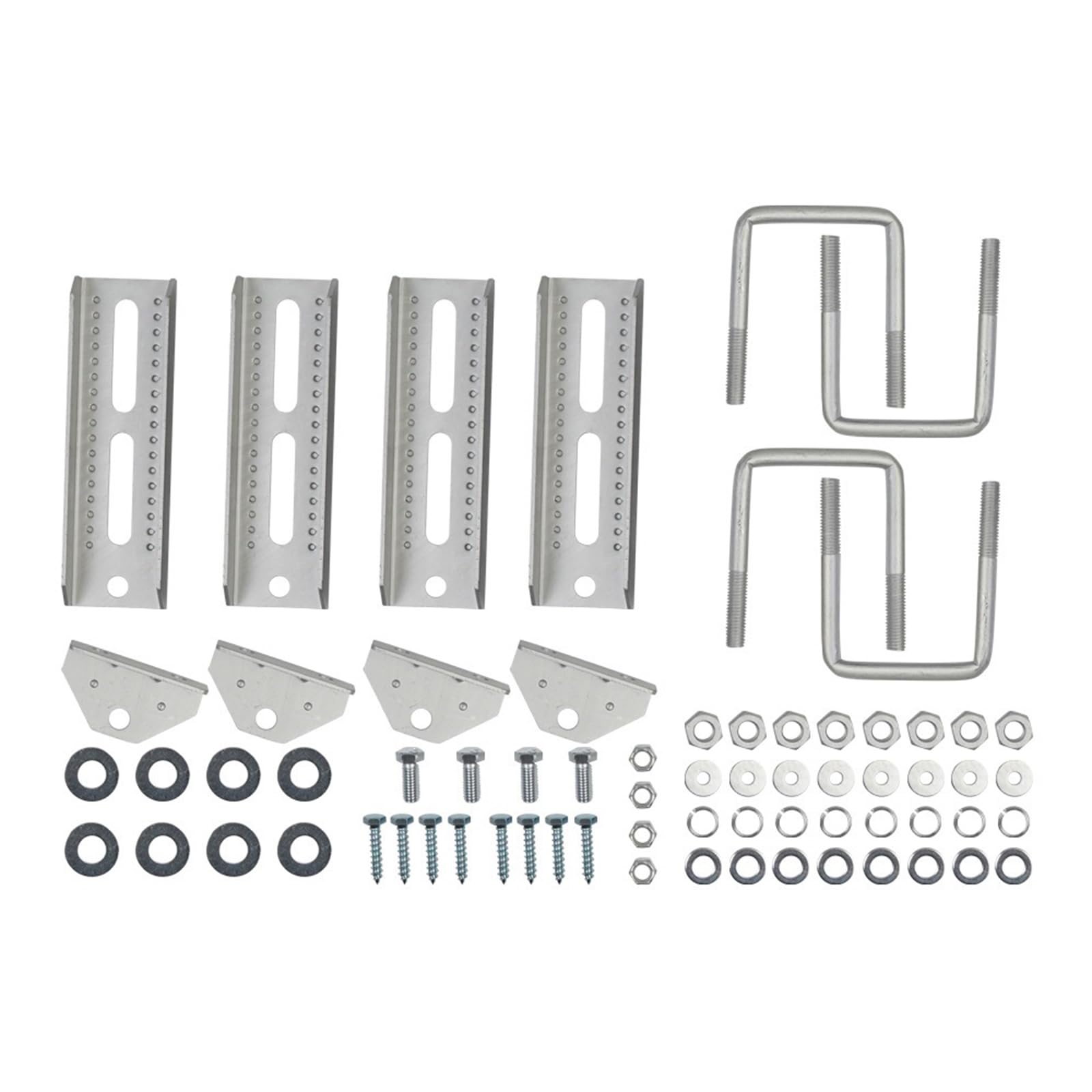 Reinforced Boat Trailer Bracket Boat Trailer Bunk Brackets for 1.5 " ", 2 " ", 3 " " Boats Trailers Crossmember Bunk Brackets