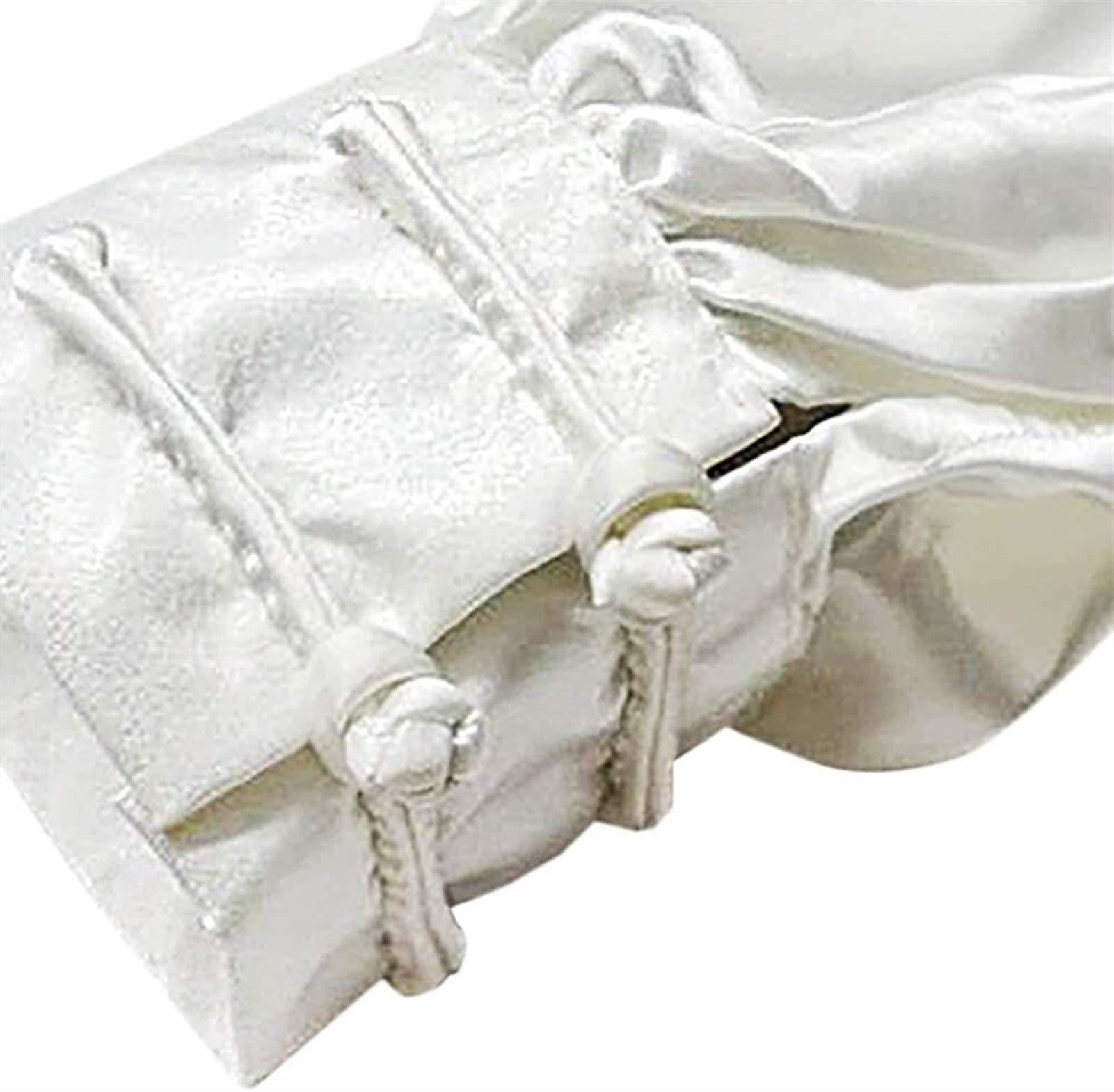 Tai-Chi-Uniform für Erwachsene, Leichter, dehnbarer Wushu-Anzug aus Seide, chinesische Kung-Fu-Tai-Chi-Chuan-Performance-Kleidung (Farbe: Gelb, Größe: Mittel) (Schwarz M) (Weiß M)