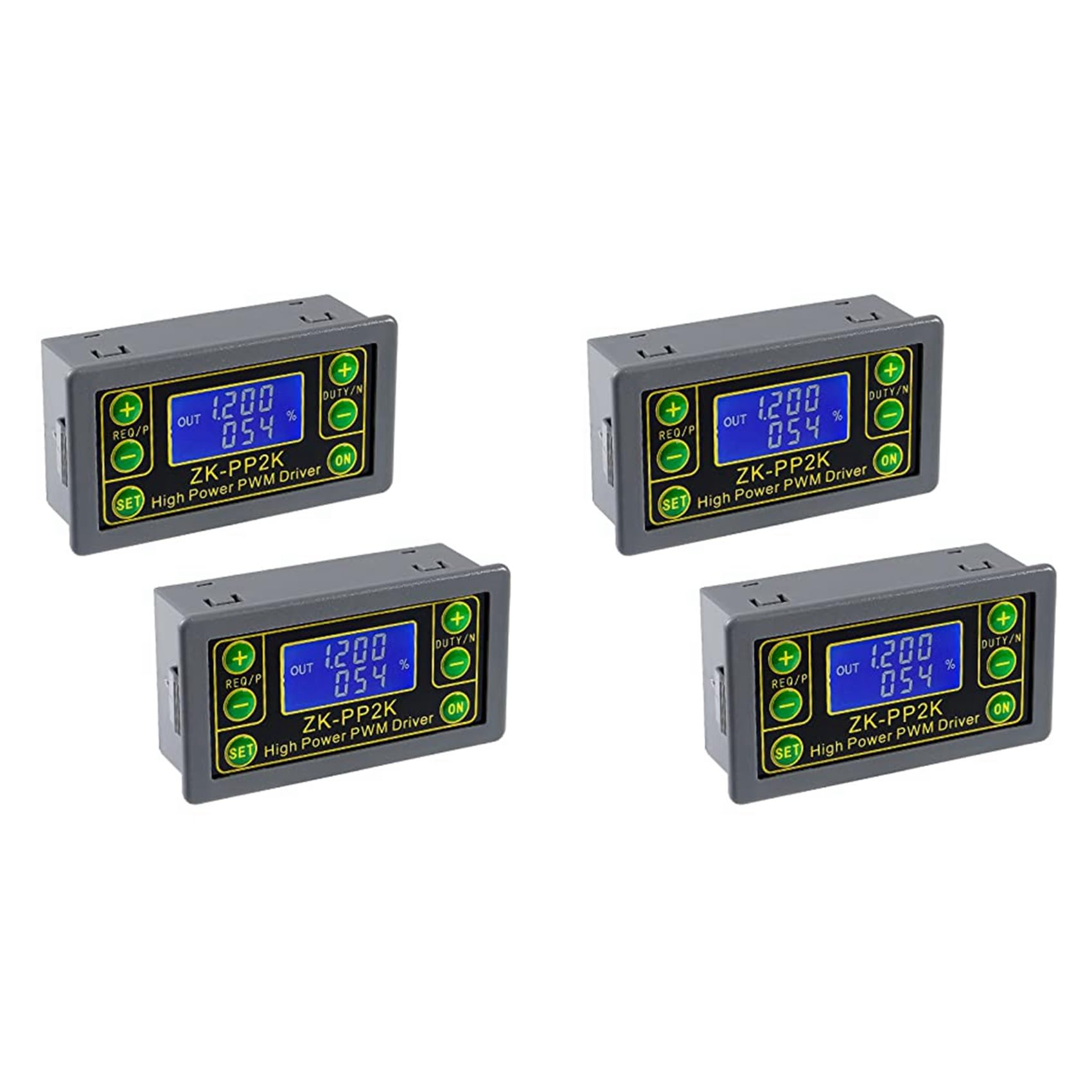 Jnchdghwa As Shown Pwm Pulse Signal Generator -Pp2k, Period Delay Drive Module 3.3-30V 8A Pwm Dimming Motor Speed Controlle,4Pcs