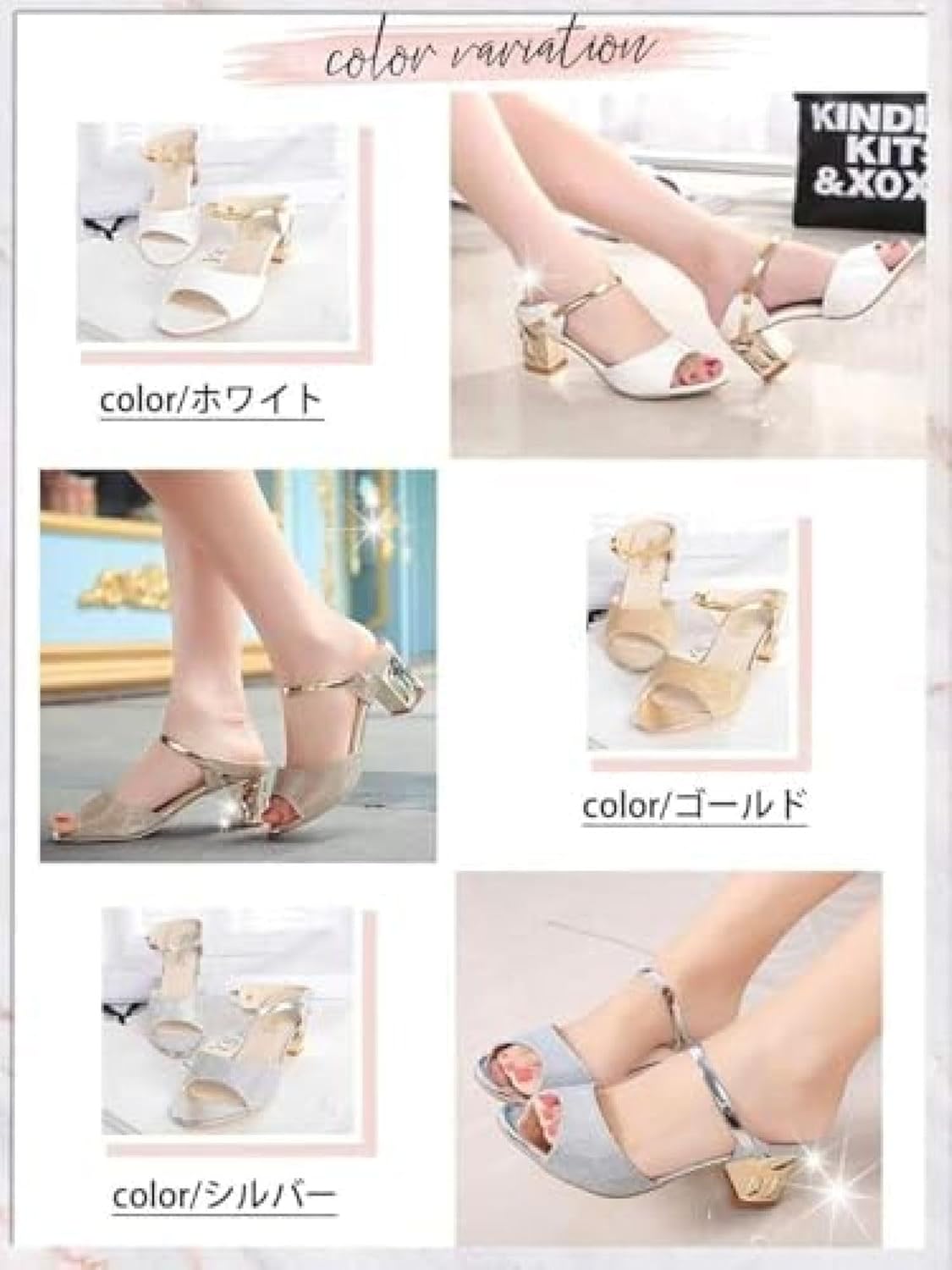 [売店] ミュール サンダル パーティー パンプス レディース