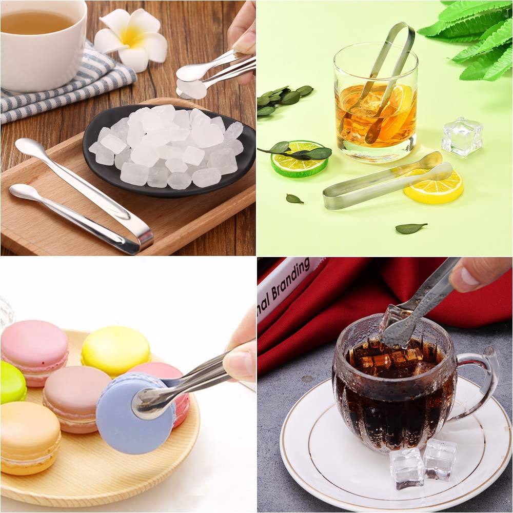 Set Di 10 Mini Palette Per Caramelle In Acciaio Inox - Paletta Piccola Per Zucchero, Ghiaccio, Tè, Caffè, Dessert E Gelato - Ideale Per Buffet E Cucina