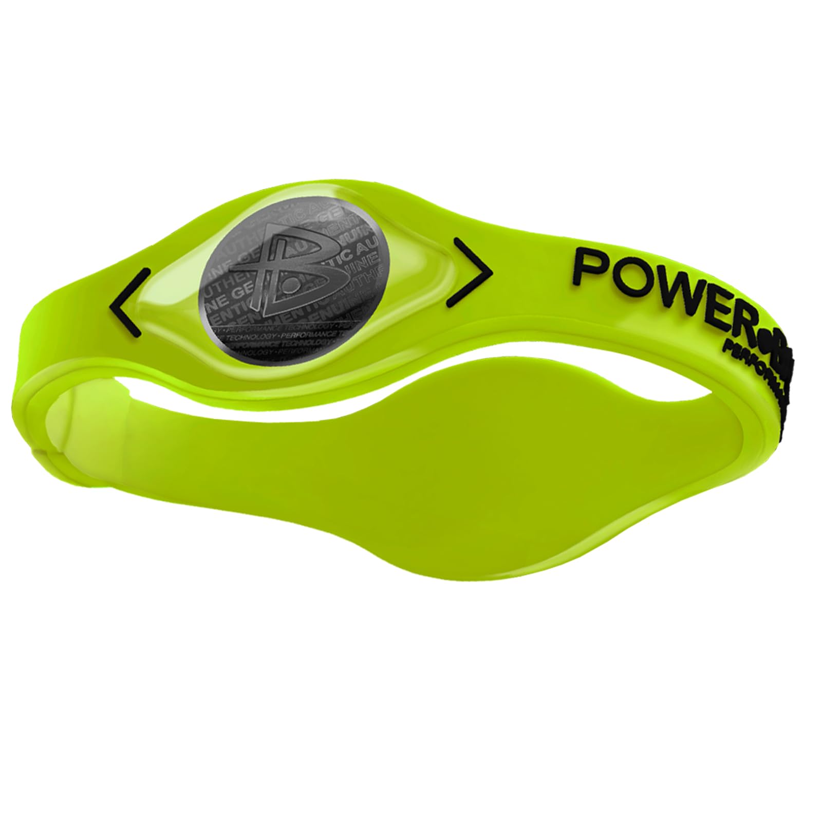 POWER BALANCE Original Genuine Performance Silicone Rubber Wristband, Black, Unisex, Minimal, Size M