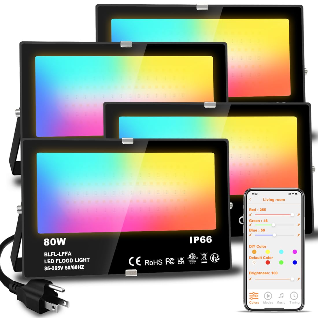 BrightLightMe＋ Liwarace XY-8068 Zoom Multifunction Outdoor Digital Flashlight