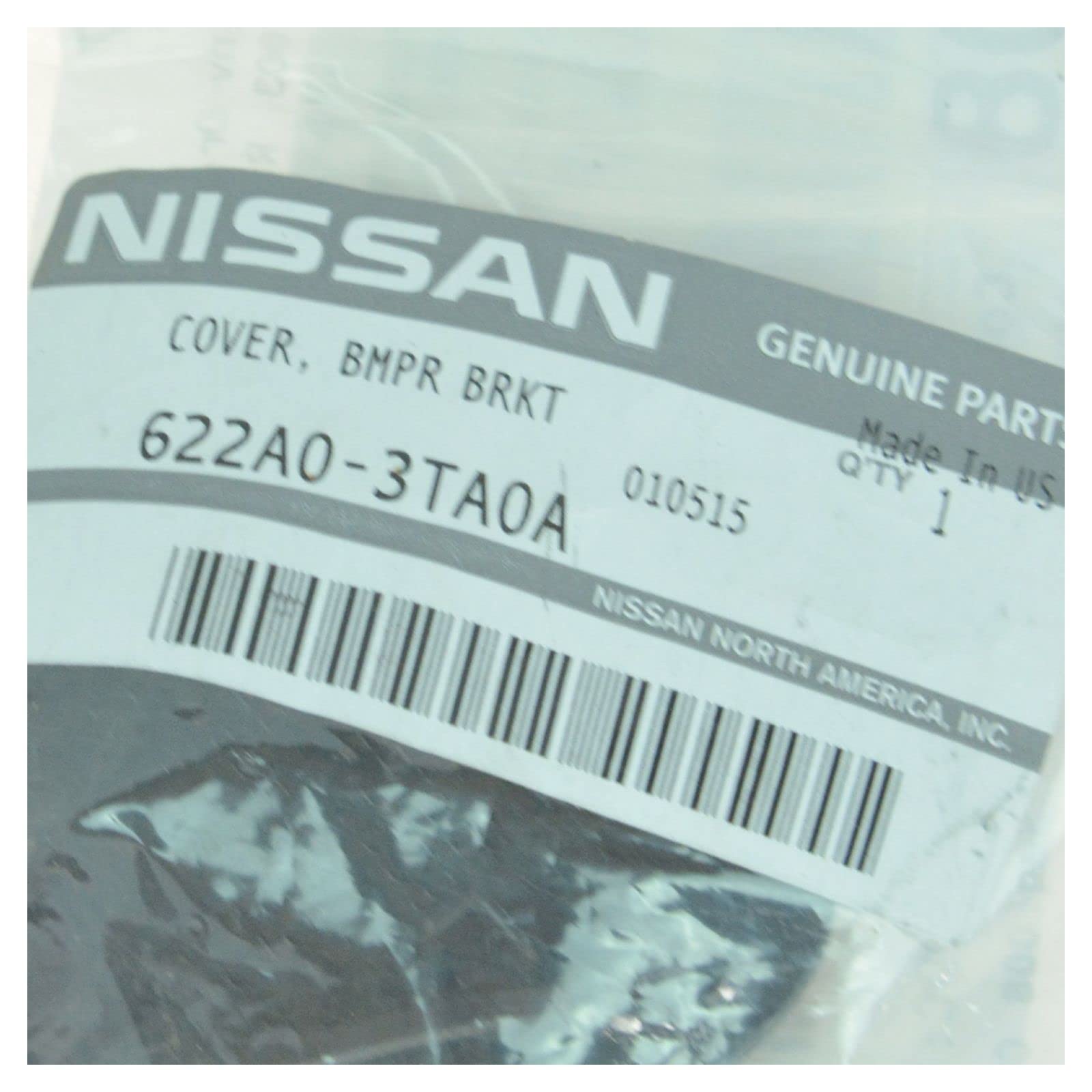 Front Right Tow Hook Cover Passenger Side Bumper Mounted Compatible with 2013-2015 Nissan Altima