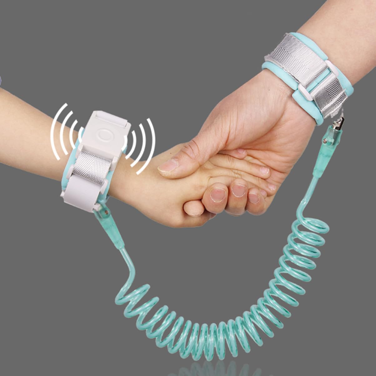 SUPVOX Anti-Lost Wrist Band for Boys and Girls Child Rope Prevention Lock Traction Rope 2m Mint Green Outdoor Safety Strap