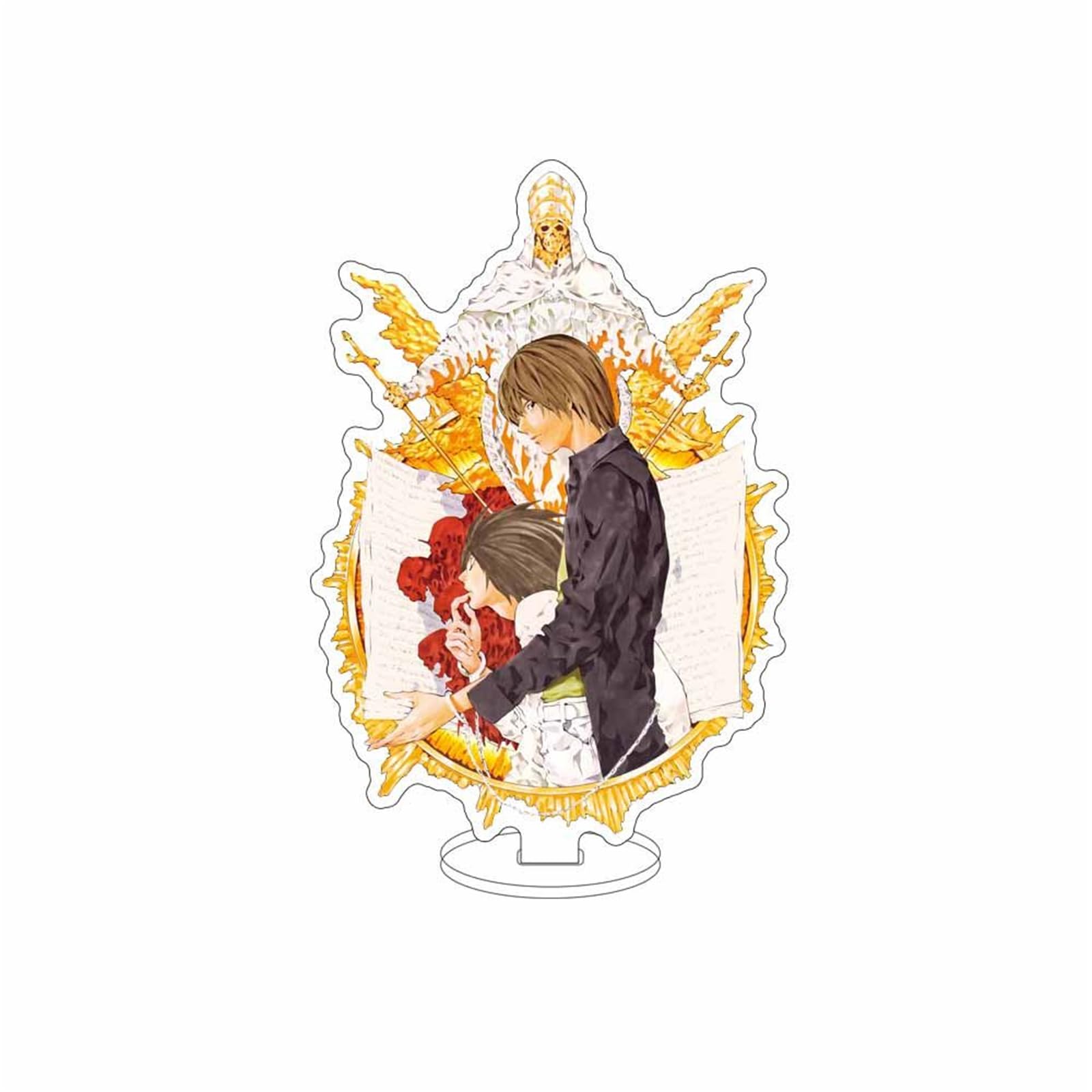 3点セット 夜神月 L 弥海砂 デスノート 原画 展 アクリルジオラマスタンド デスノート展 アクリルジオラマ 夜神月 弥海砂 L 3点セット