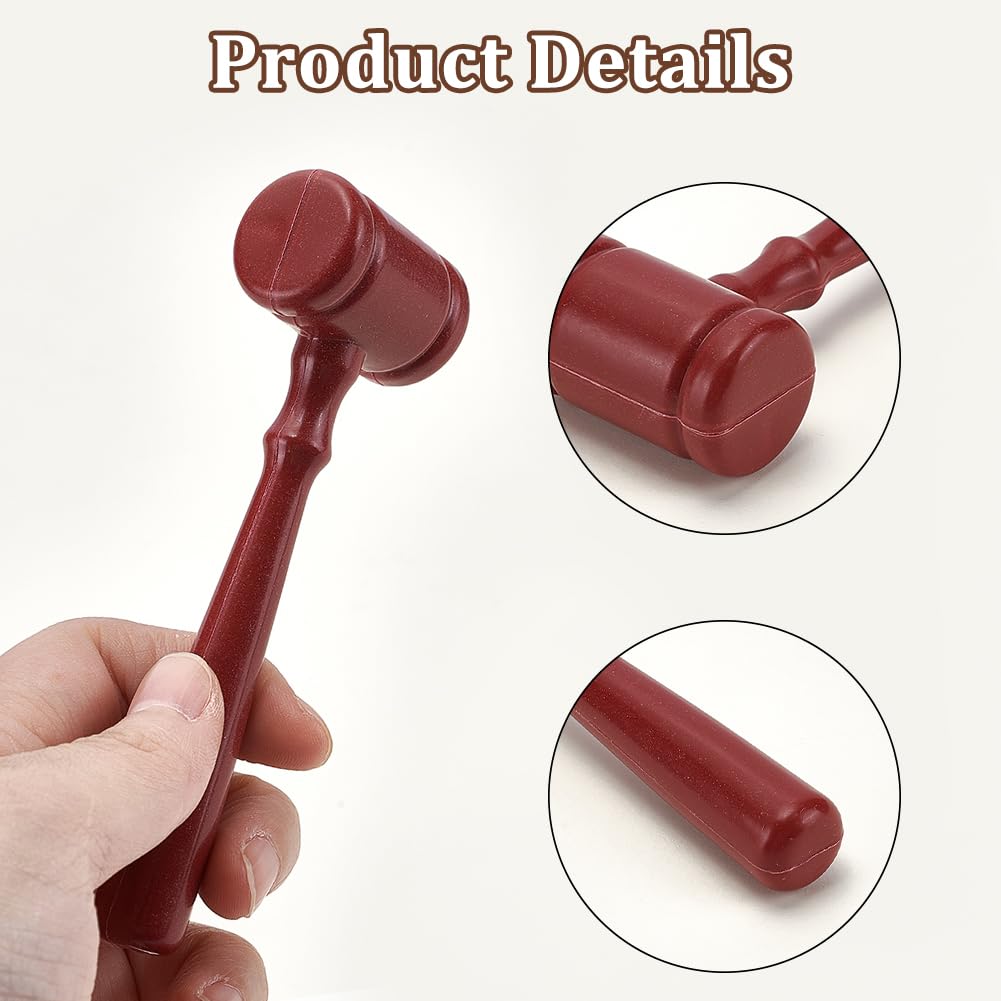 NBEADS 30 Pcs Plastic Judge Gavel Prop - Image 3