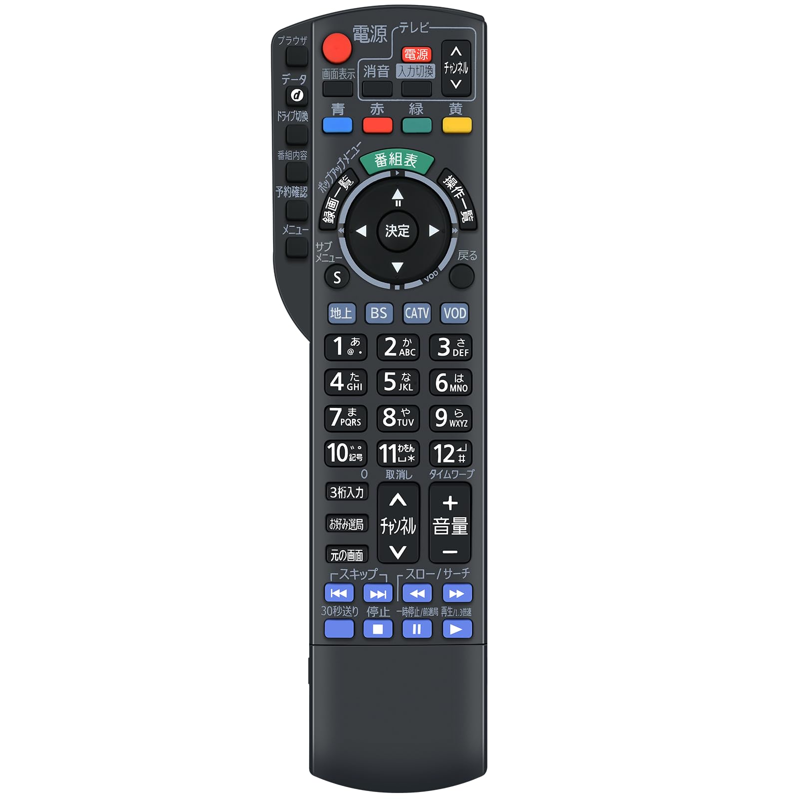 Panasonic TZ-BDT920PW ブルーレイレコーダー リモコン2種 Amazon.co.jp: テレビリモコン N2QAYB000628 N2QAYB001152