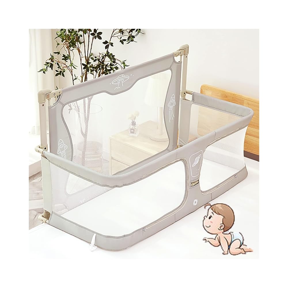 Amazon.co.jp: KCNNベビーベッド 120x50cm ベビーサークル 添い寝  