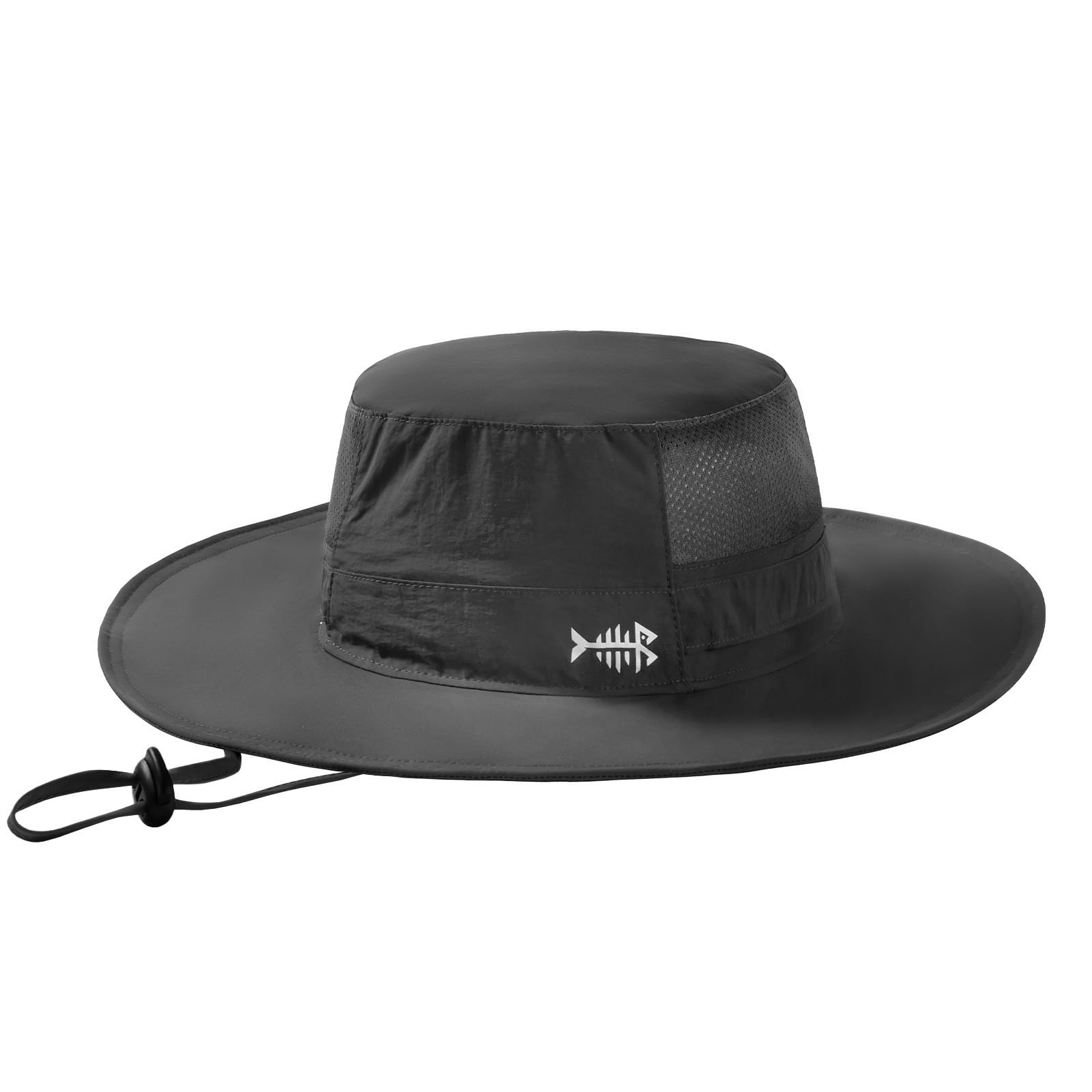 BASSDASH UPF 50+ wędkarski kapelusz przeciwsłoneczny wodoodporny unisex szerokie rondo wiadro kapelusz boonie na wędrówki kemping safari FH15