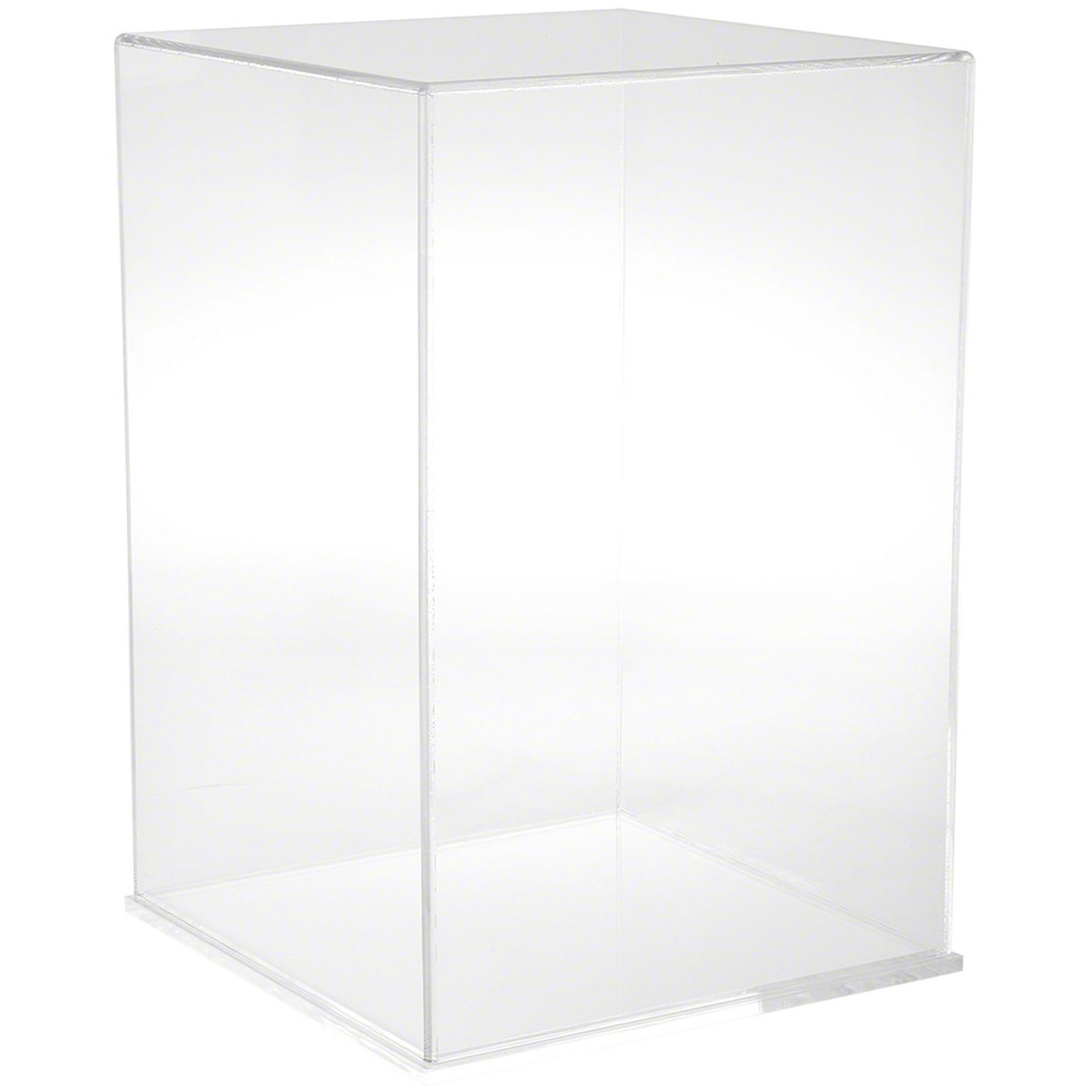 Plymor Clear Acrylic Display Case with Clear Base, 12