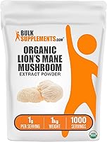 Vista 6 de BulkSupplements.com Extracto de hongo de melena de león - Polvo de melena de león - Suplemento de hongos de melena de león - Extracto de melena