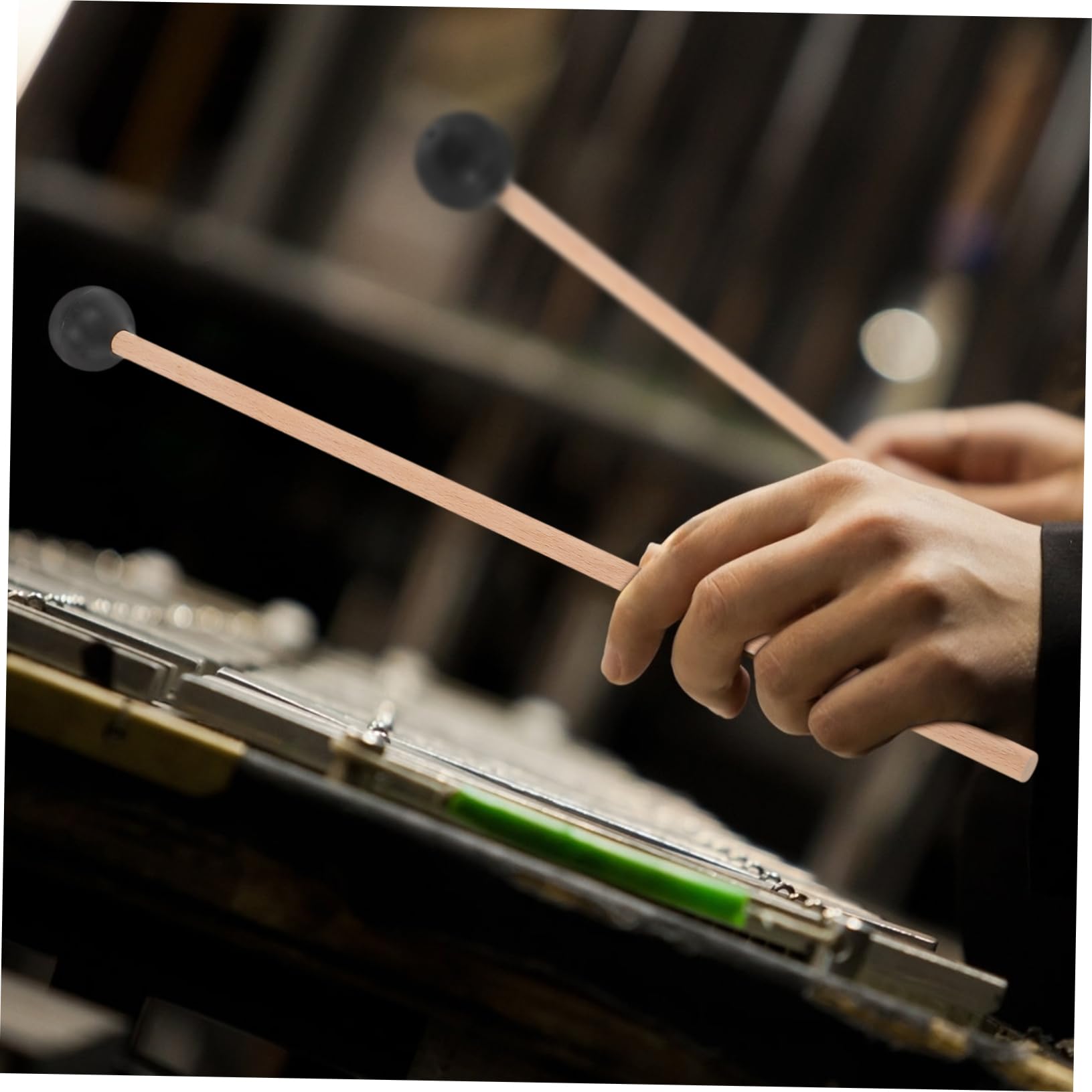 VICASKY 6 piezas de madera de percusión de precisión Mallets para bombo Timpani y más resistentes instrumentos de percusión para principiantes y profesionales