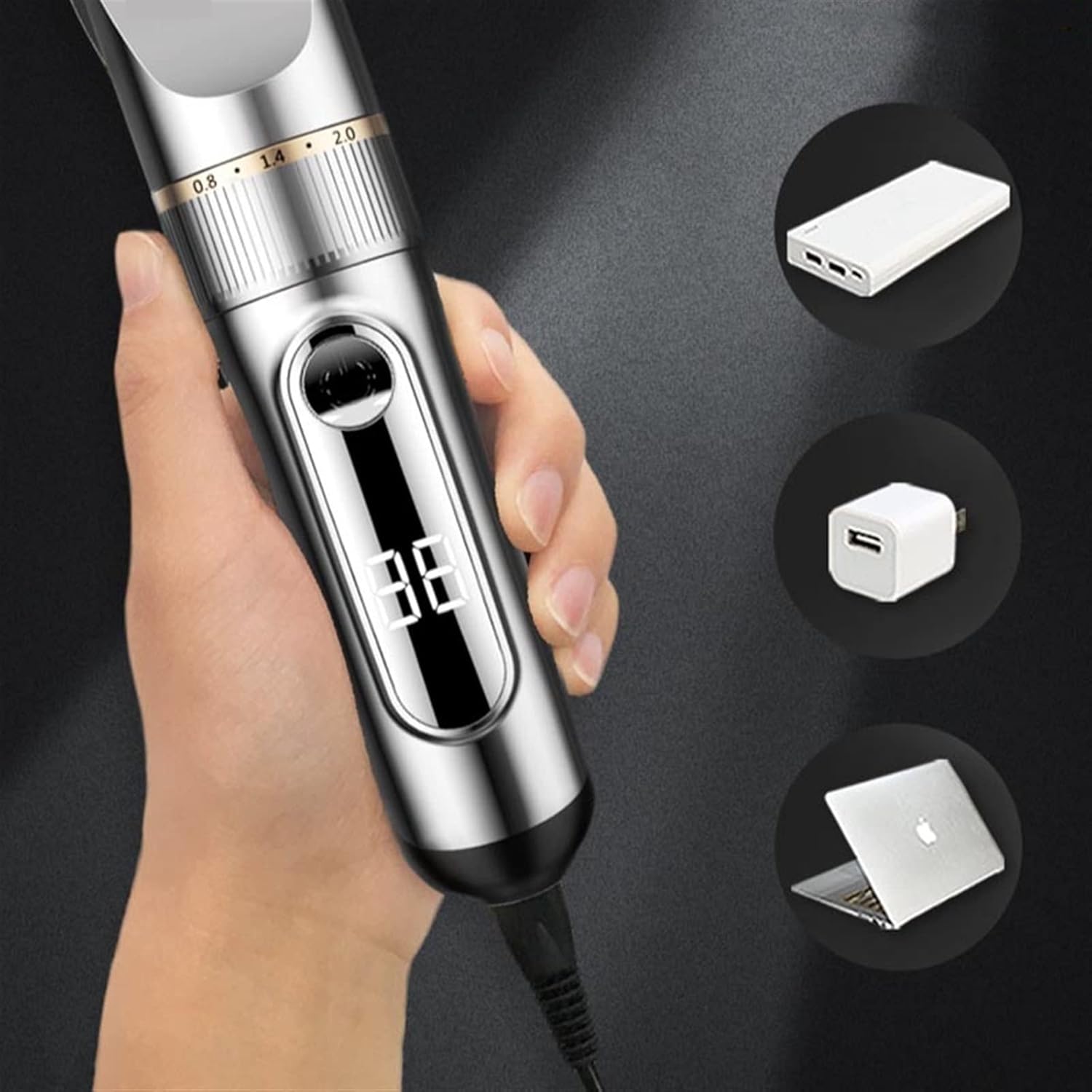 Hair Trimmer Professional Hair Trimmer Cordless Adjustable Hair Trimmer Beard Body for Men Beard Electric Cutting Machine Barber Hair Care and Styling