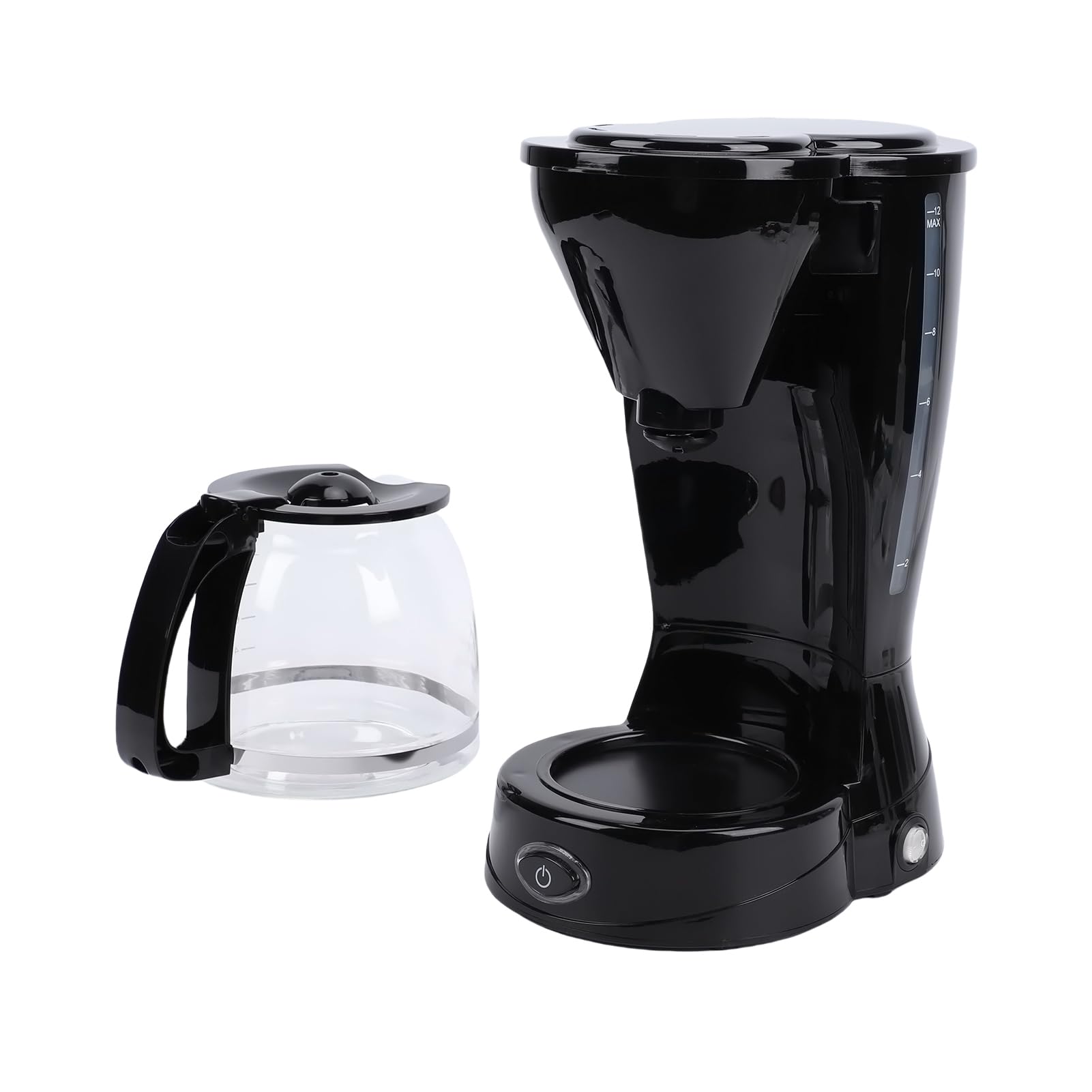 Domary Elektryczny Ekspres do Kawy o Pojemności 750 Ml, ze Szkła