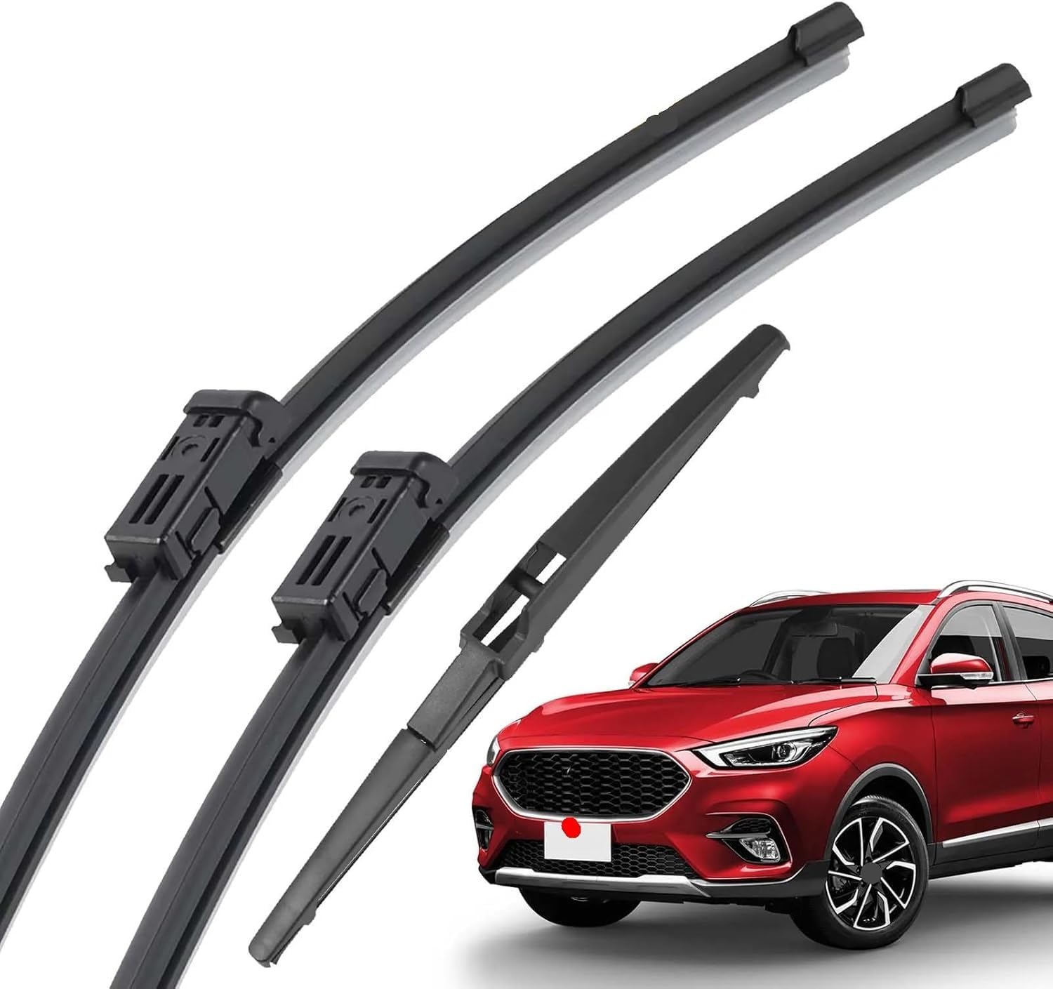 MadongJ Windshield Windscreen Wiper Blades for MG ZS EV ZX ZST VS 2017-2024, Replacement Blades All-Weather Performance Streak-Free Windshield Wipers