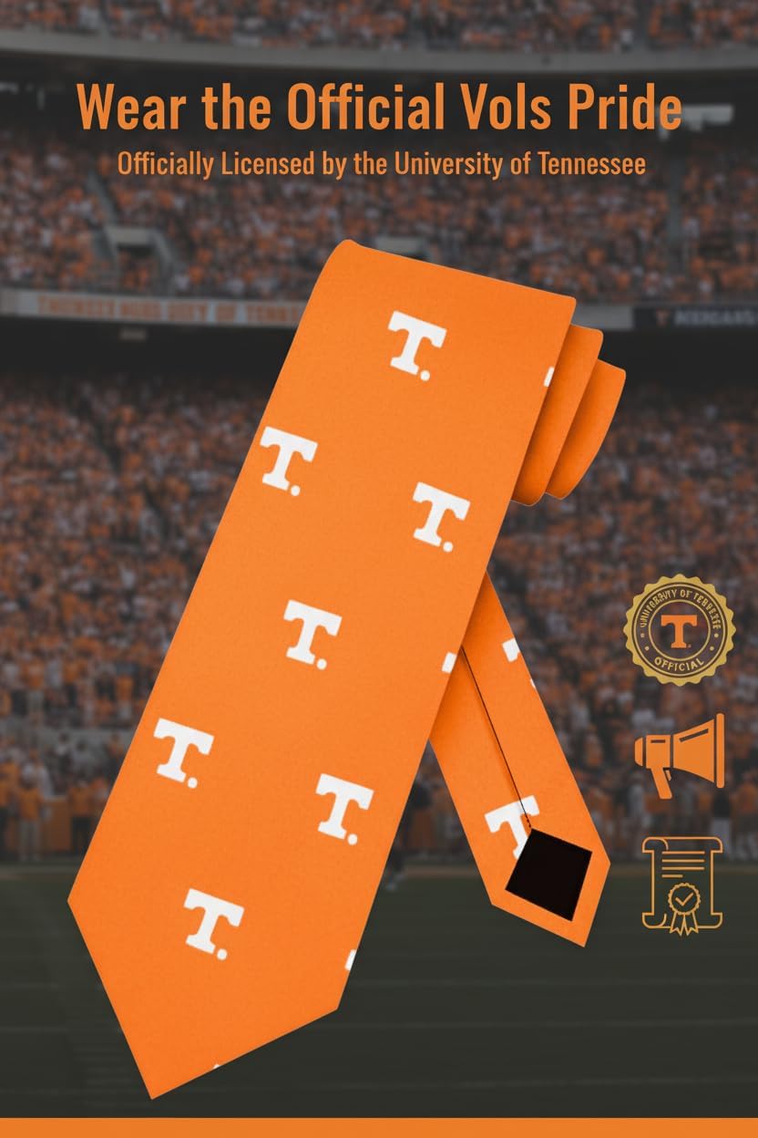 Eagles Wings Tennessee Ties Vols Mens Volunteers Neckties