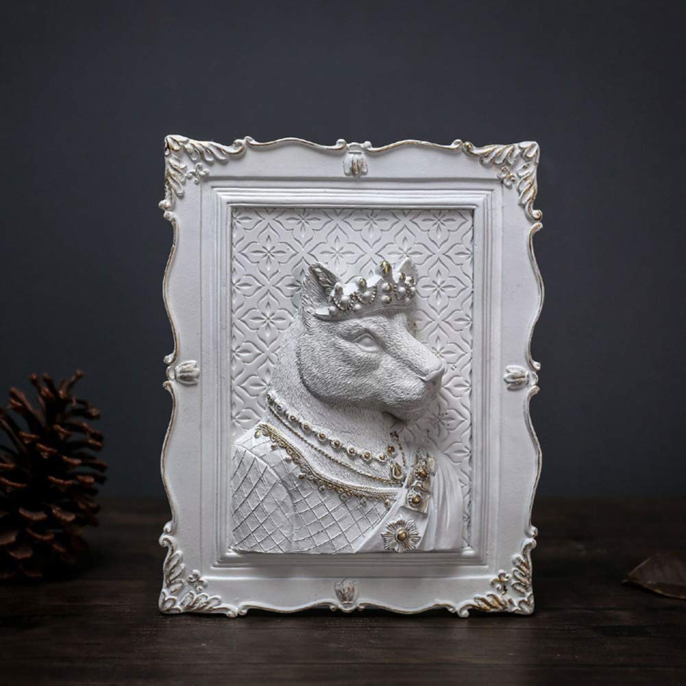 Art mural en relief animal ours pour rompre la monotonie d'un mur blanc de chambre