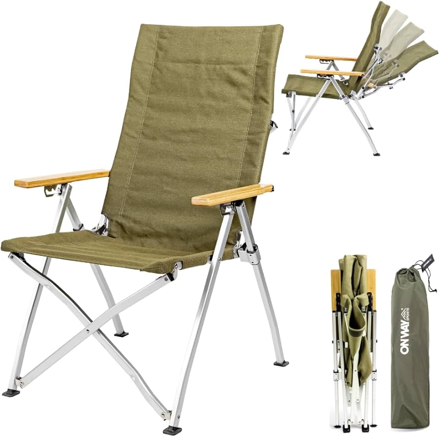 Amazon.co.jp: Simplemeアウトドア チェア リクライニング4段階傾斜