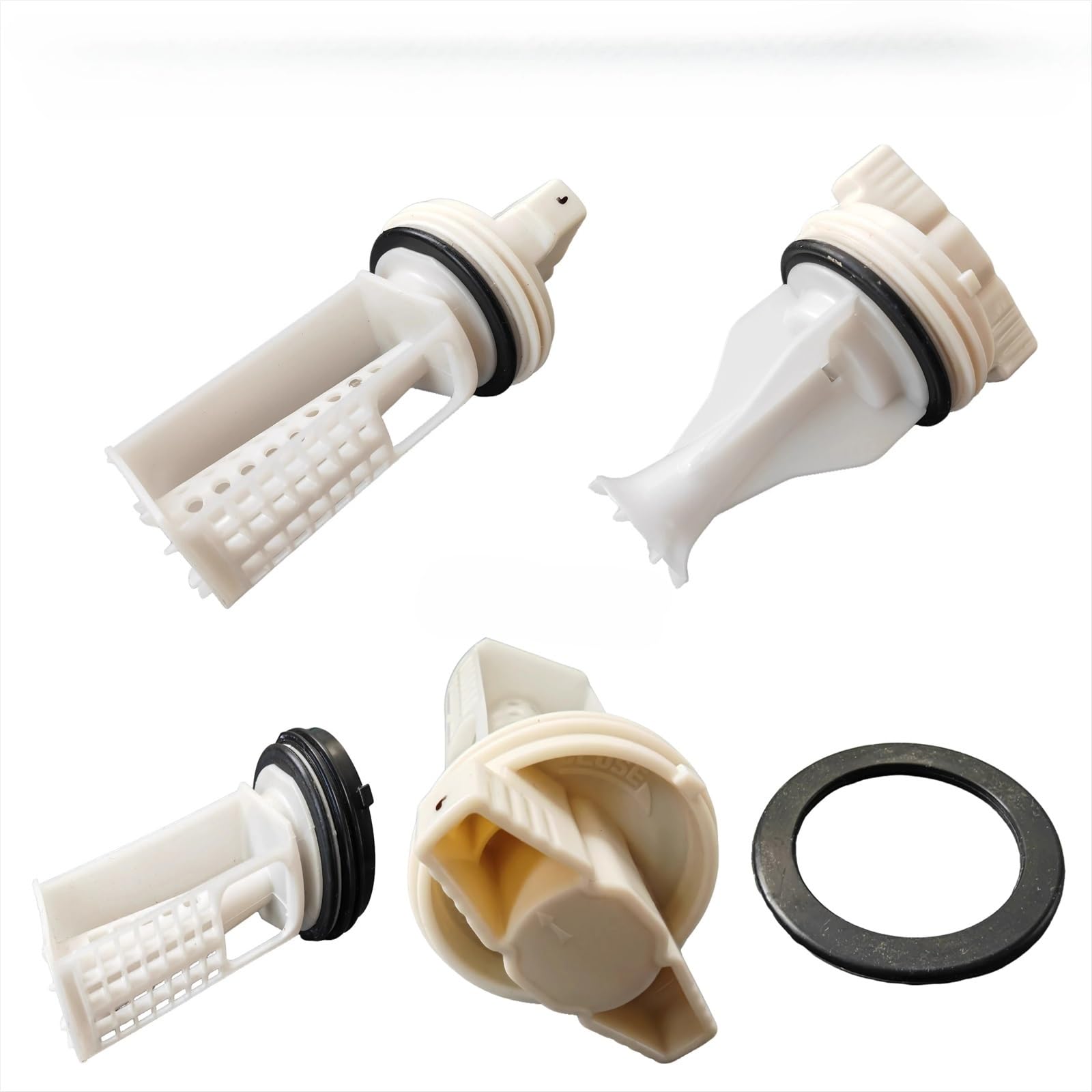 Compatible con tapón de filtro de bomba de drenaje de lavadora, 1 pieza de repuesto(Horn type)