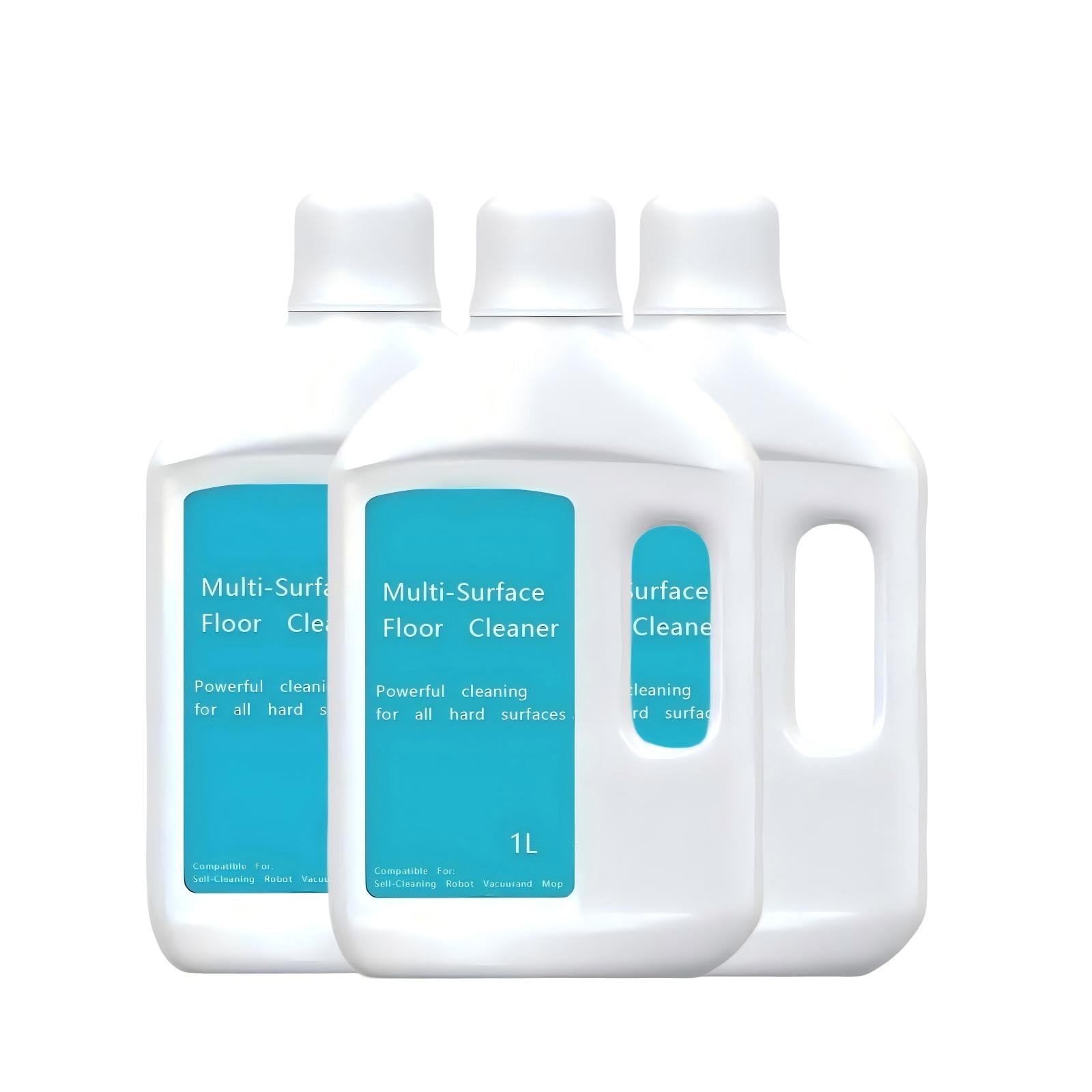 Solución De Limpieza De Pisos Multisuperficie AWH6-1000ML 3PCS 1L, Compatible con Dreame, Recarga De Líquido Suave For Robot Aspirador Combinado Y Limpiador En Seco Húmedo