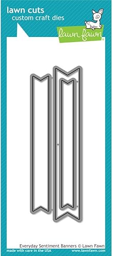 Miniatura 1 de LAWN FAWN Banners de sentimiento cotidiano Cortes de césped para manualidades personalizadas