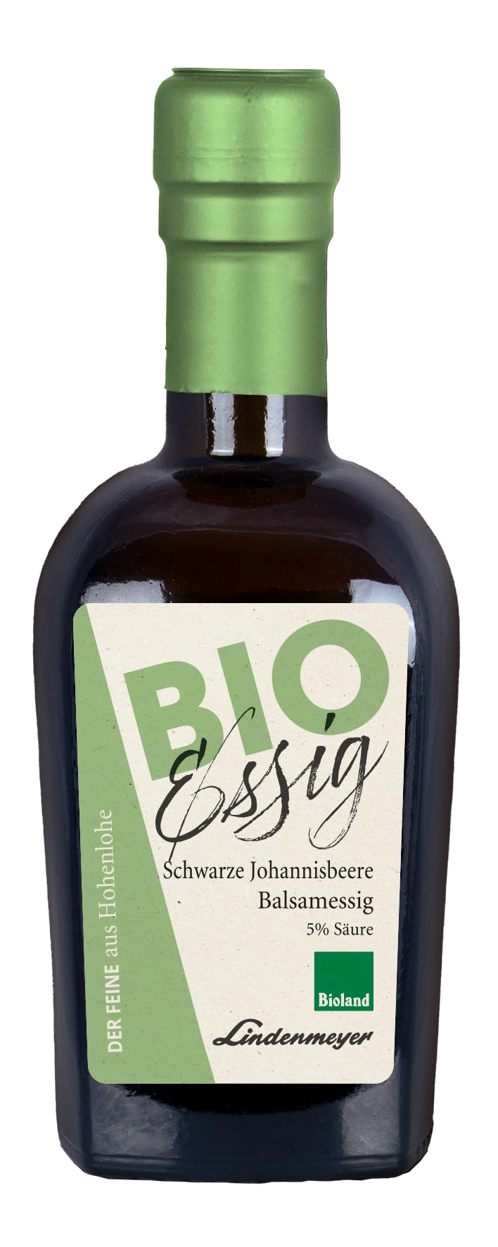 Lindenmeyer I Bio Essig fein I Schwarze Johannisbeere I Balsamessig I BIOLAND I 6er Pack (6x250ml)