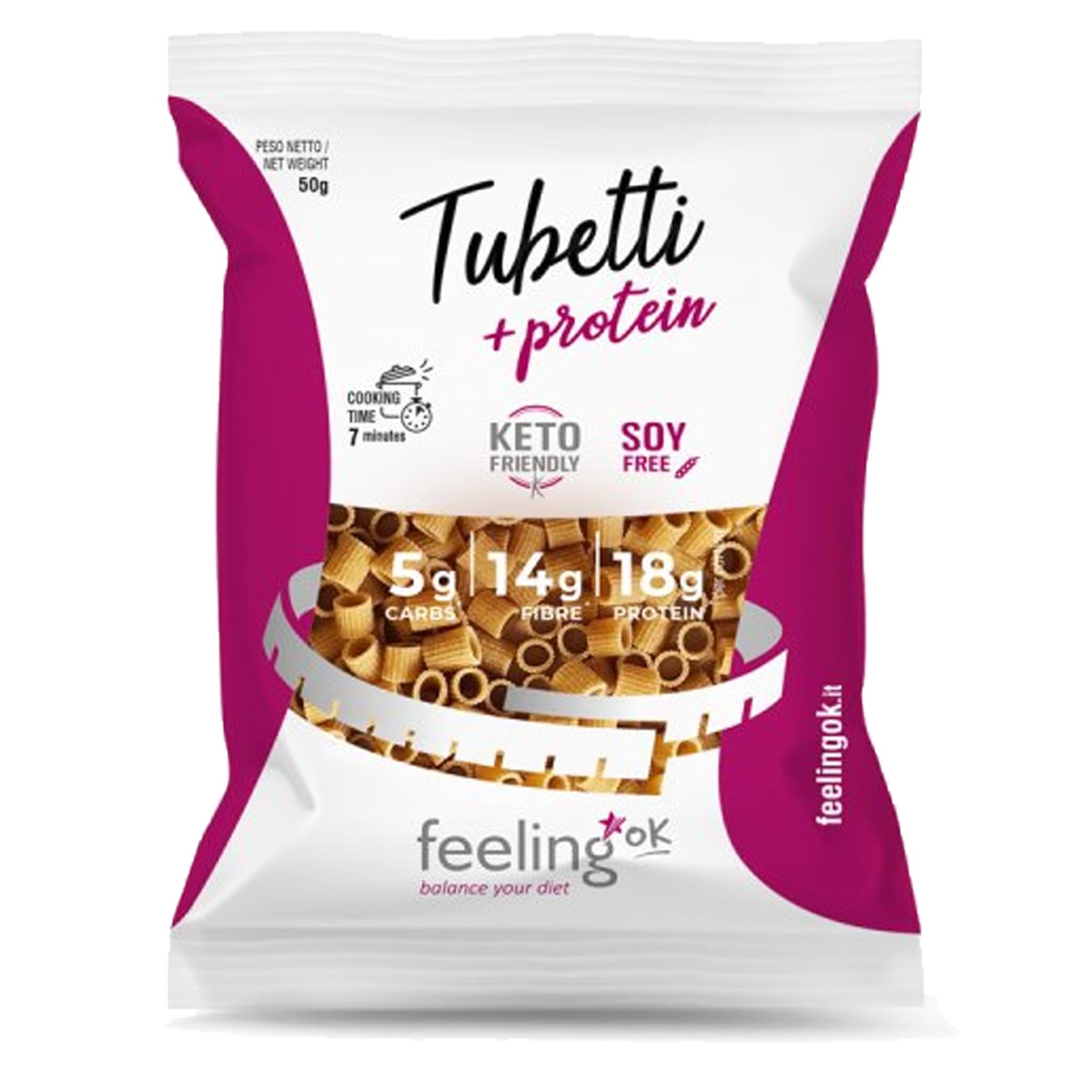 Tubetti +​Protein Stage1. Con 4,​9gr di carboidrati e 18gr di proteine a porzione. 50gr