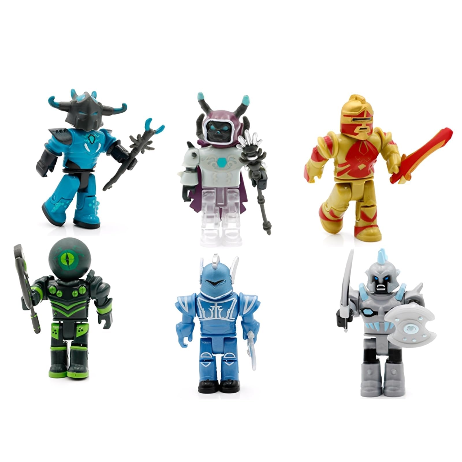 6PCS Roblox Figures, Roblox Toys for Boys, Piggy roblox, Action Figures for Boys, Toy Figures, 7cm Plastic Collectible Figures for Stop Motion Animation, Storytelling, and Display