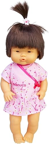 Miniatura 4 de Nenuco s of the World - Muñeca asiática bebé - tono de piel medio con ojos marrones, muñeca de 12 pulgadas