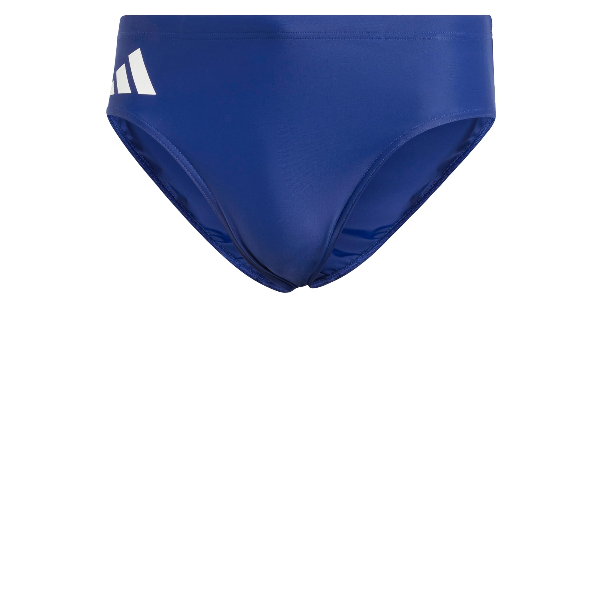 adidasMen's Solid Swim Trunks, Dark Blue/White, 34