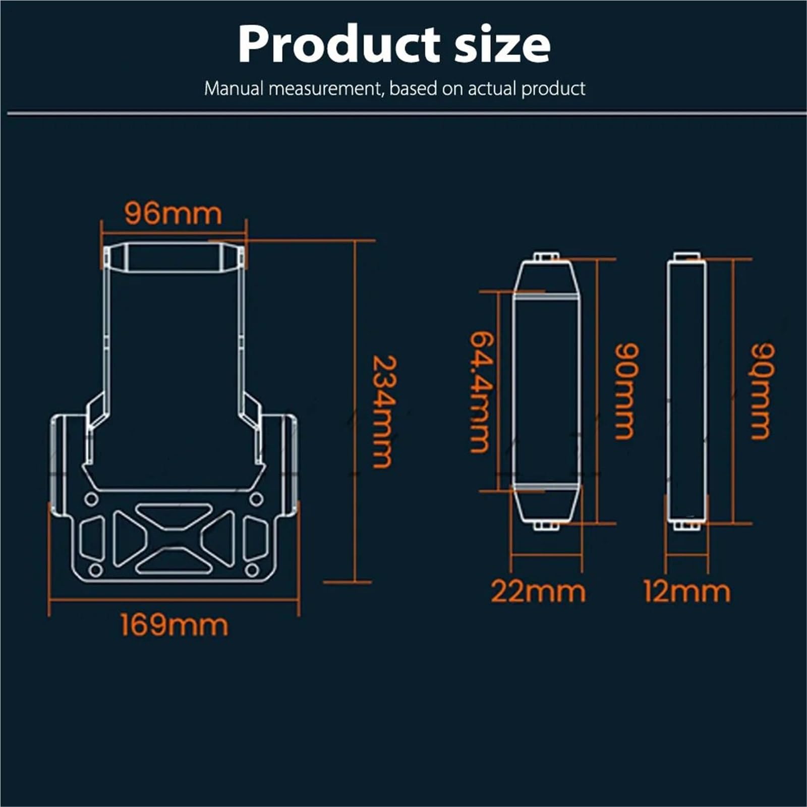 Uchwyt do nawigacji GPS uchwyt Akcesoria motocyklowe Uchwyt do nawigacji telefonu komórkowego GPS Pasuje do BMW F850GS ADV 2019-2024(12MM)